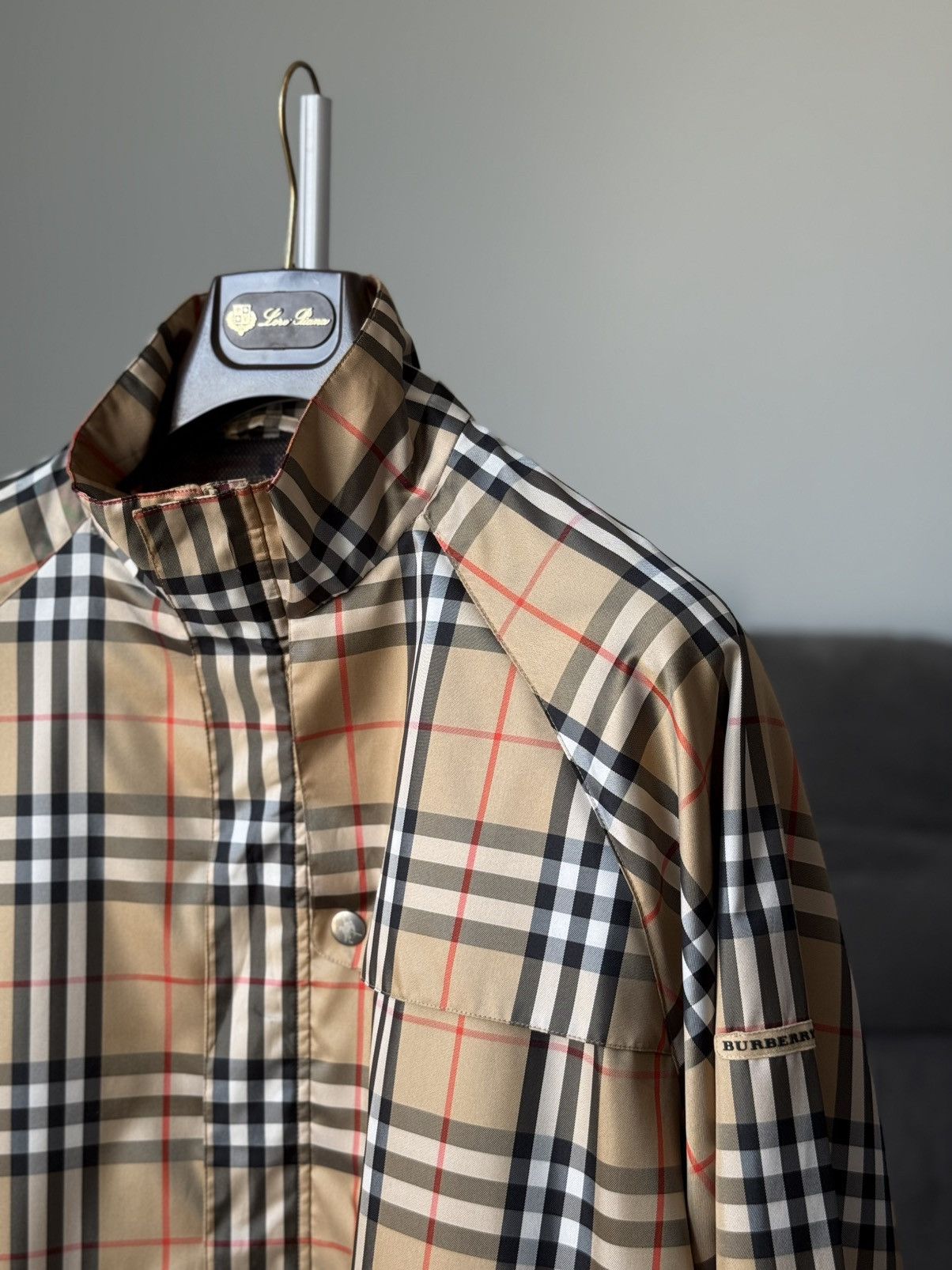 Burberry Burberry Golf Nova Check Light Jacket Polyester Size US XL / EU 56 / 4 - 6 Thumbnail
