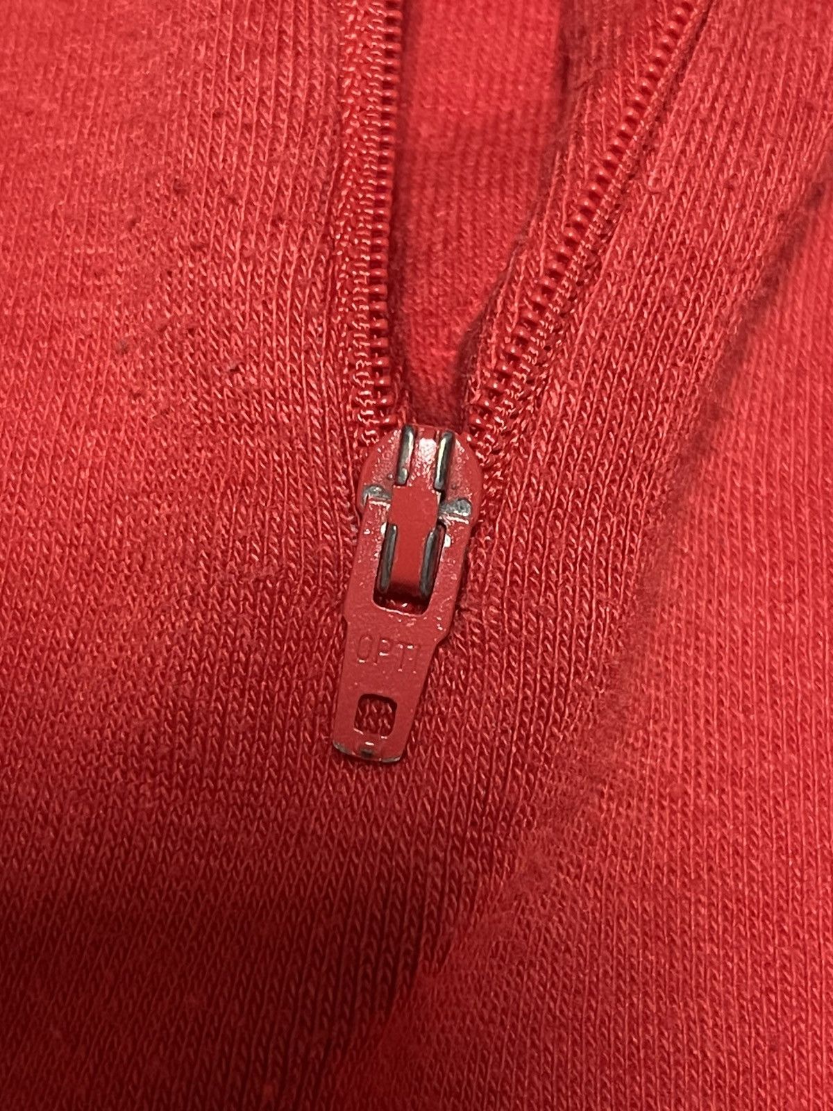 Adidas Adidas Vintage Climalite Red West Germany Zip Pullover Size US L / EU 52-54 / 3 - 8 Thumbnail