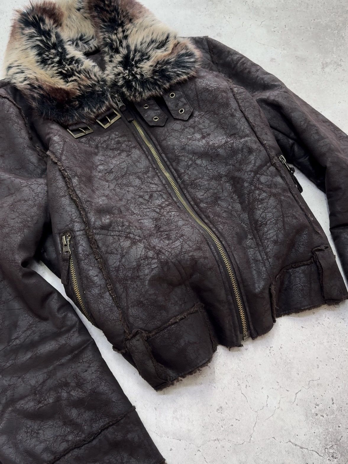 Rick Owens Vintage Faded Suede/Fur Jacket Size US M / EU 48-50 / 2 - 4 Thumbnail