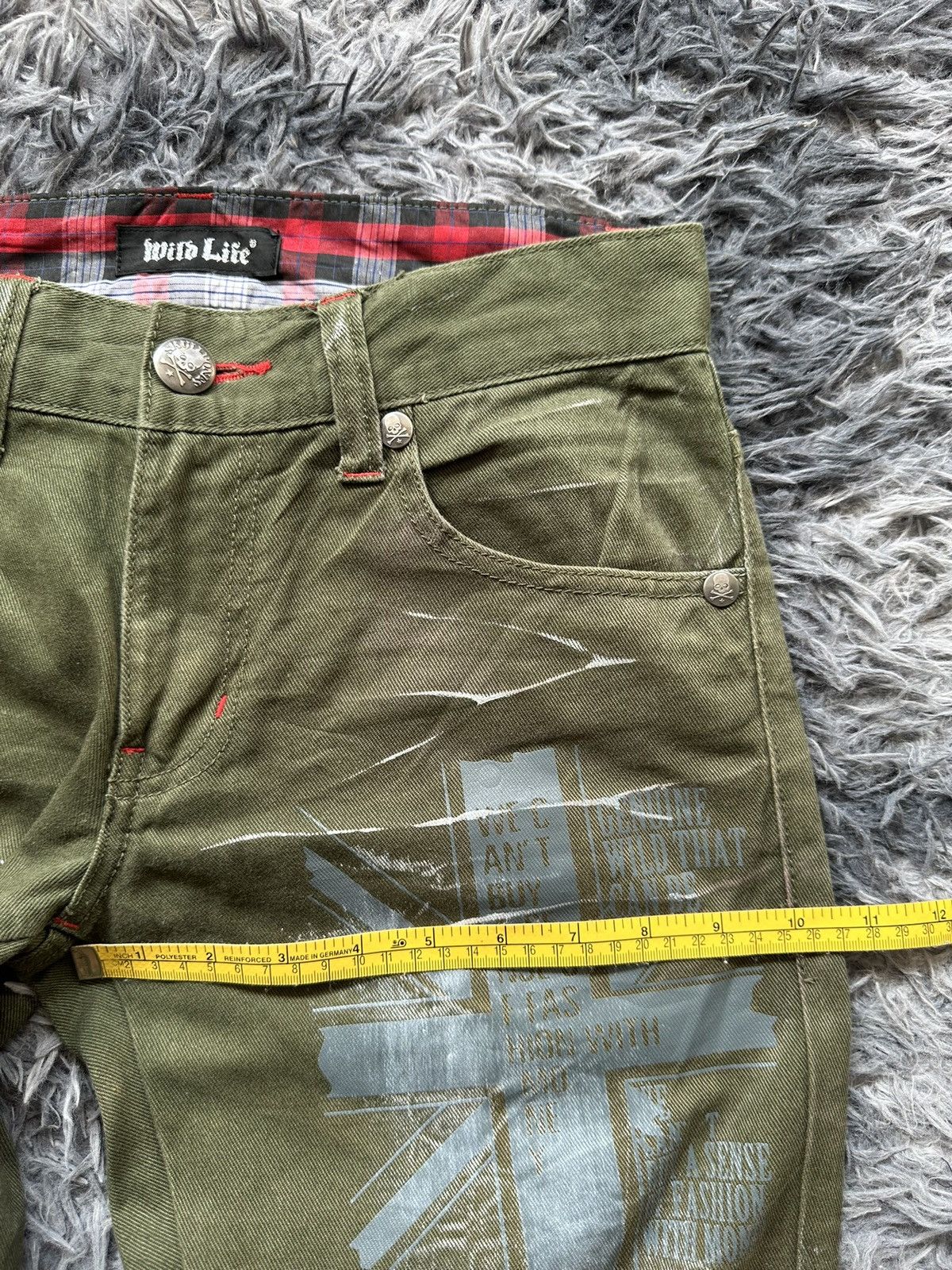 If Six Was Nine 00's Wild Life punk gothic statement pant Size US 30 / EU 46 - 16 Thumbnail