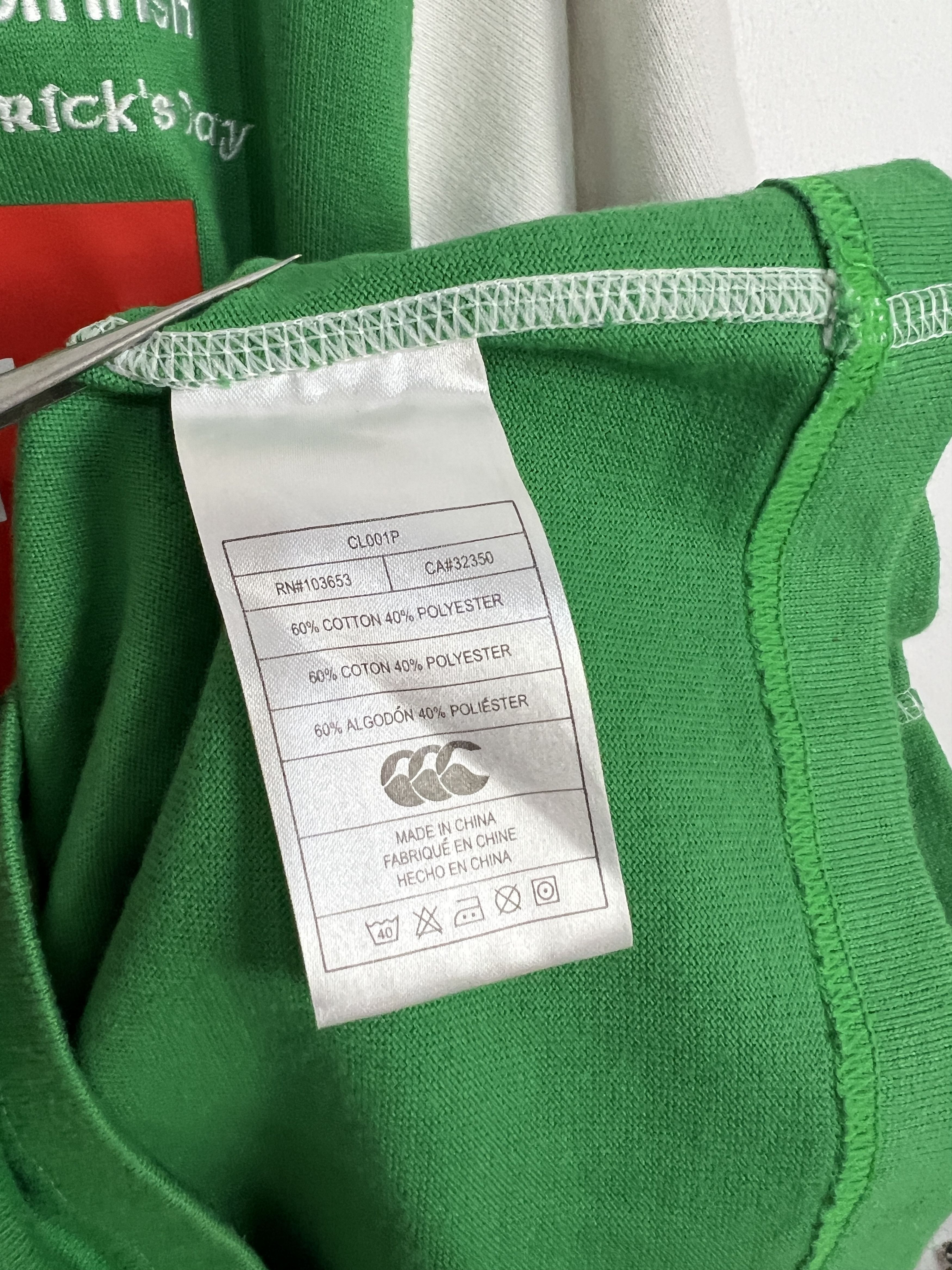 Vintage Canterbury London Irish Rugby Jersey Trikot Player Issue Size US XL / EU 56 / 4 - 9 Thumbnail