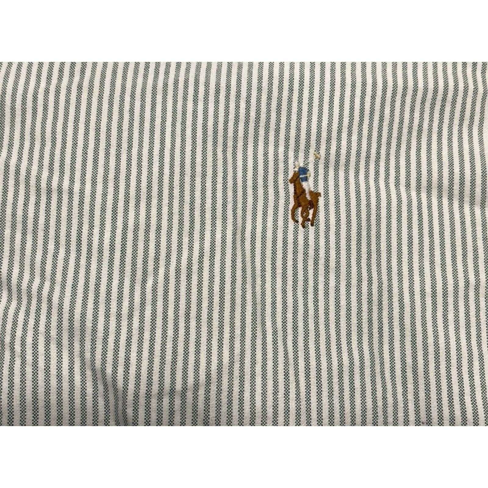 Ralph Lauren Ralph Lauren Polo Button-Up Shirt White Green Striped 4XLT Multicolor Logo Pony Embroidered Long Sleeve Button-Down Collar Mens Big & Tall"} Size US XXL / EU 58 / 5 - 3 Thumbnail