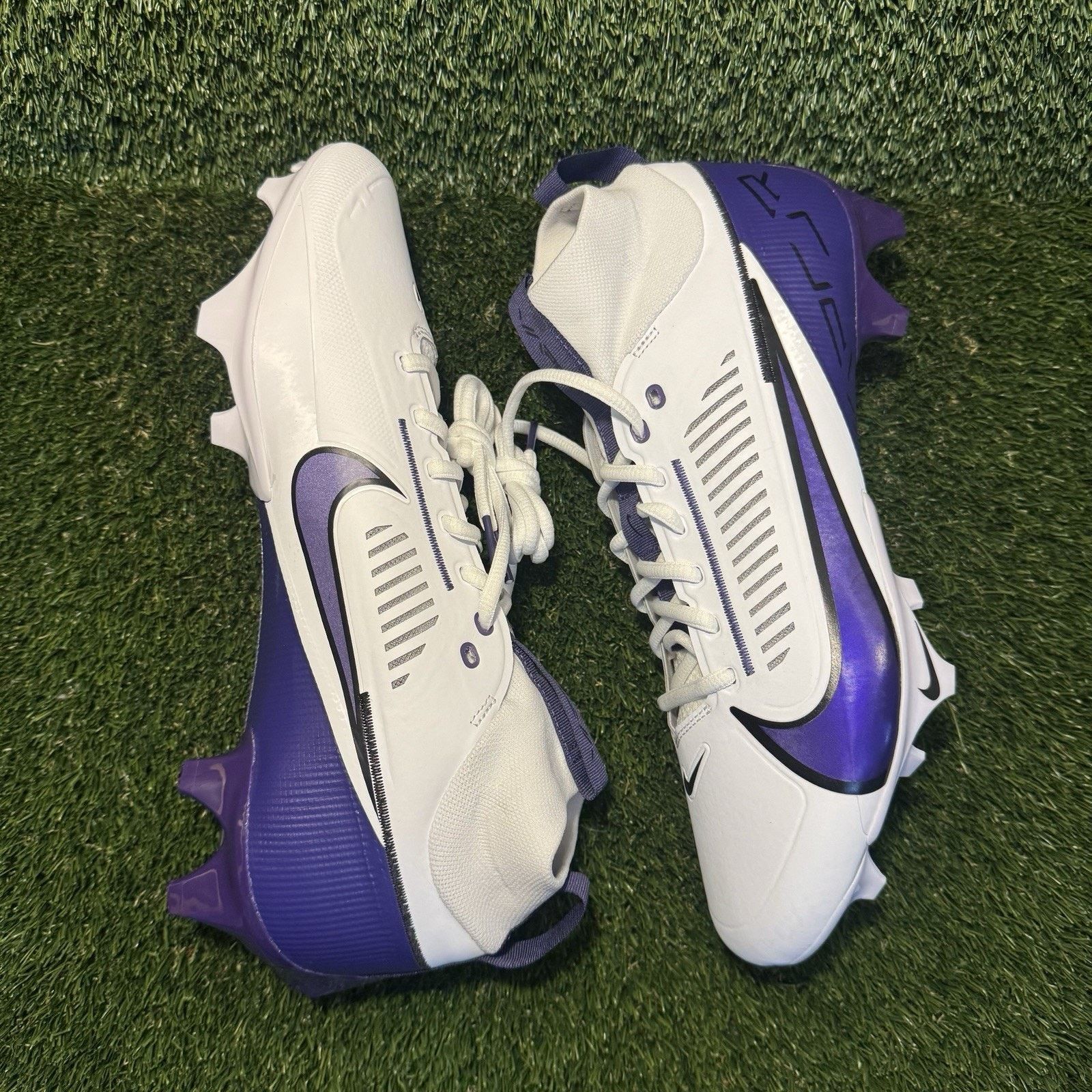 Nike Size 11 - Nike Vapor Edge Pro 360 2 Cleats White Purple Size US 11 / EU 44 - 4 Thumbnail