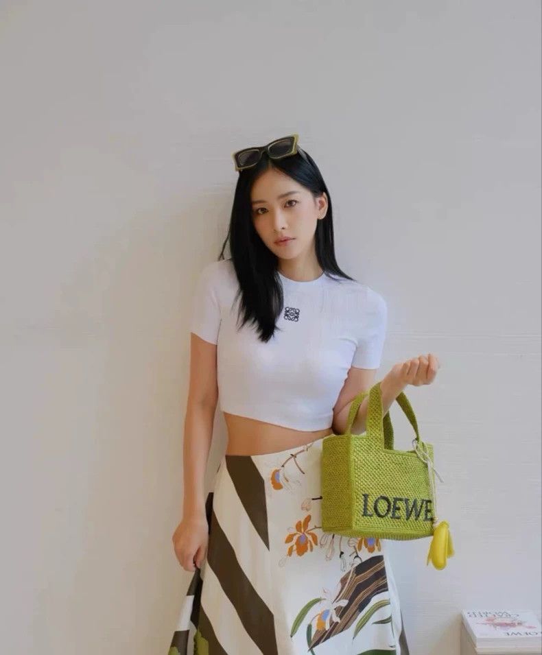 Loewe LOEWE Short round neck short sleeve T-shirt Size S / US 4 / IT 40 - 1 Thumbnail