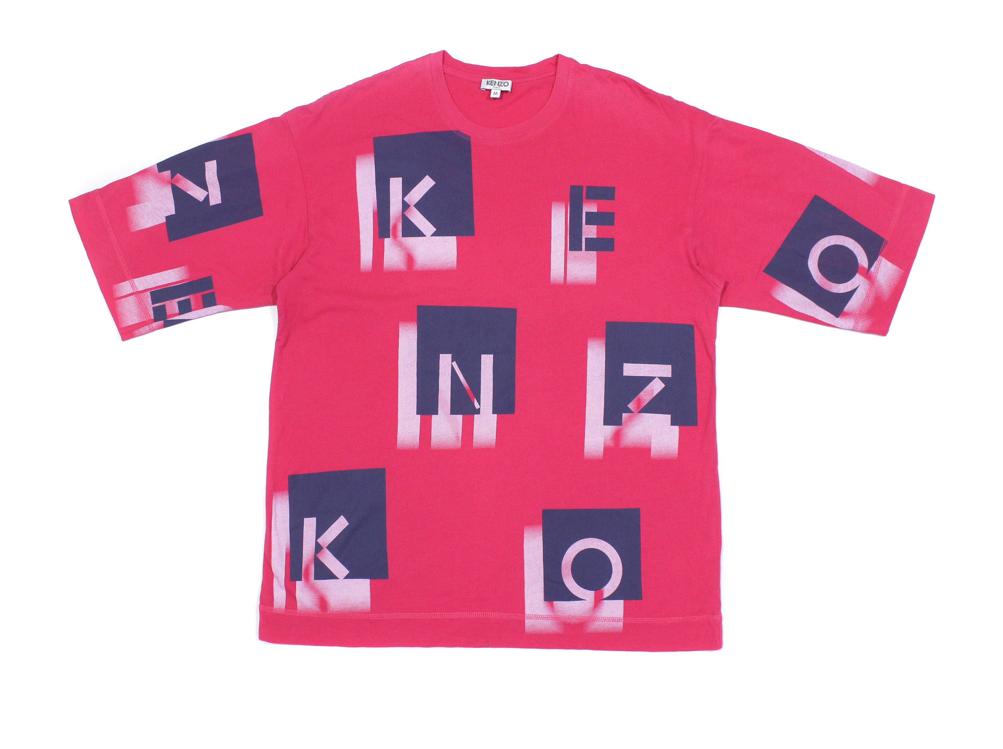 Kenzo Big Logo Pink T-Shirt Size US M / EU 48-50 / 2 - 1 Thumbnail