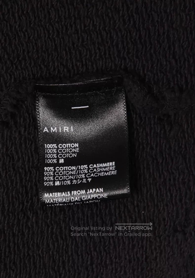 Amiri Amiri Black Ripped Sweatshirt Size US M / EU 48-50 / 2 - 7 Thumbnail