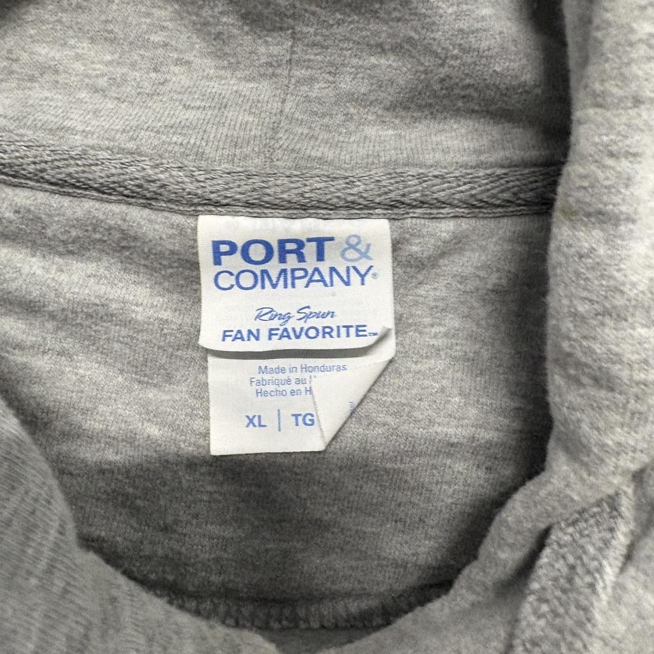 Japanese Brand × Vintage Crazy Vintage Y2K/2000s Georgetown University Grey College Essential Hoodie! Size US XL / EU 56 / 4 - 4 Thumbnail