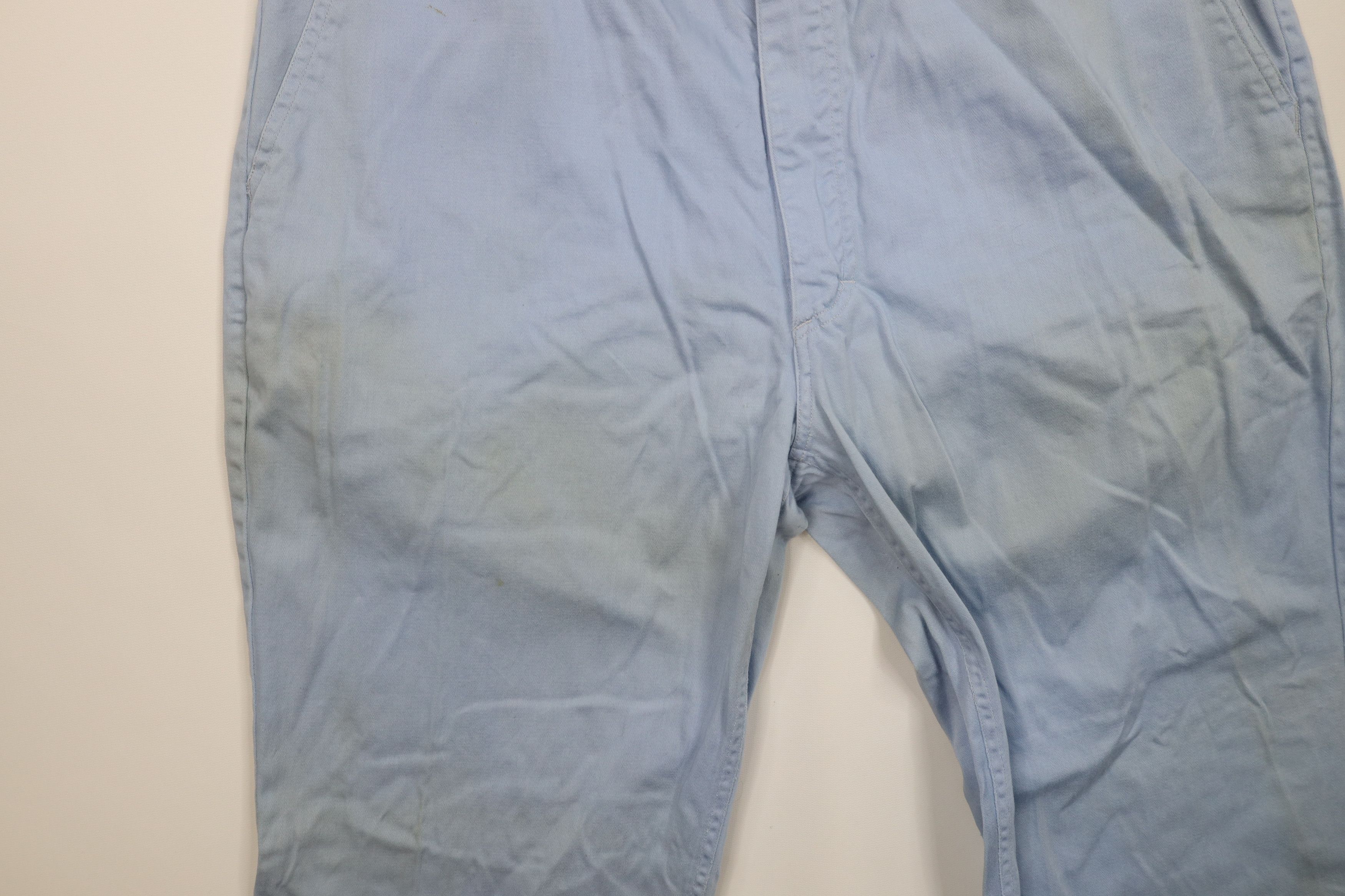 Vintage Vintage 70s Streetwear Bell Bottoms Pants Carolina Blue Size US 38 / EU 54 - 6 Thumbnail