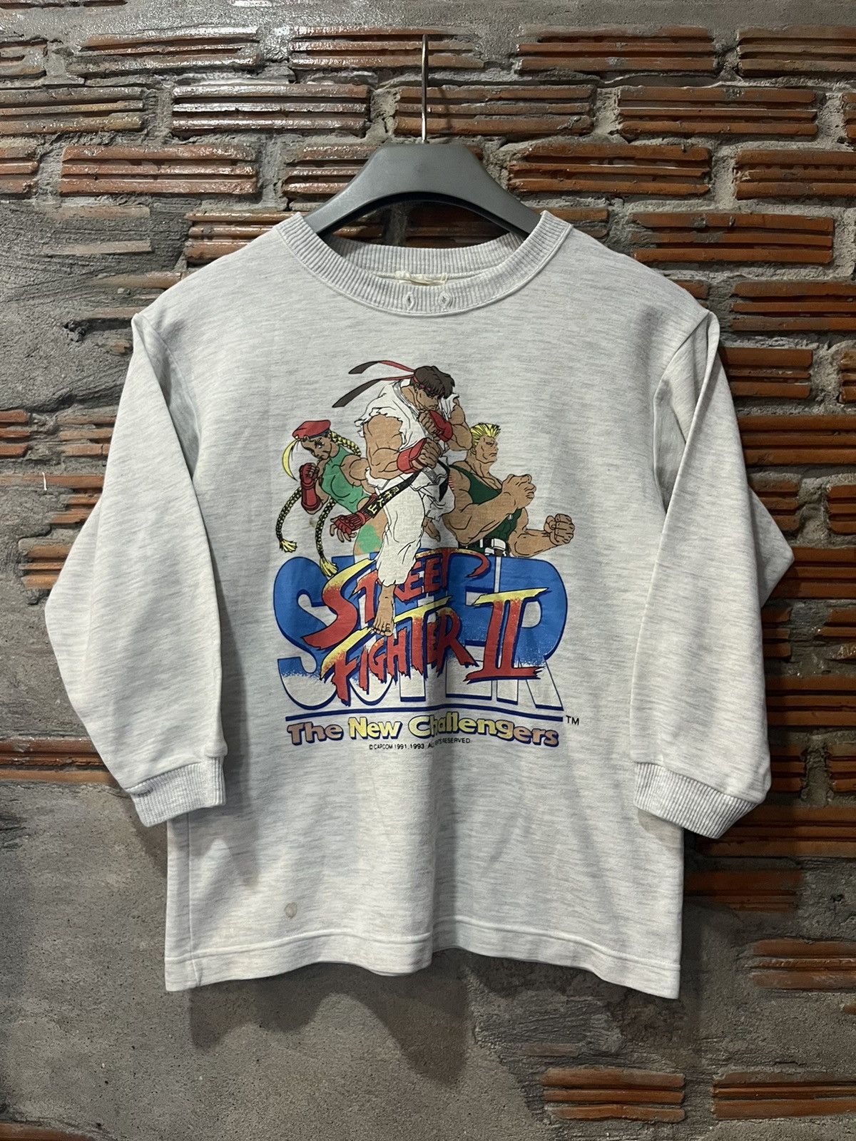 Anime Vintage STREET FIGHTER ll 1993’s CAPCOM (kid size) Sweater Size US S / EU 44-46 / 1 - 2 Thumbnail
