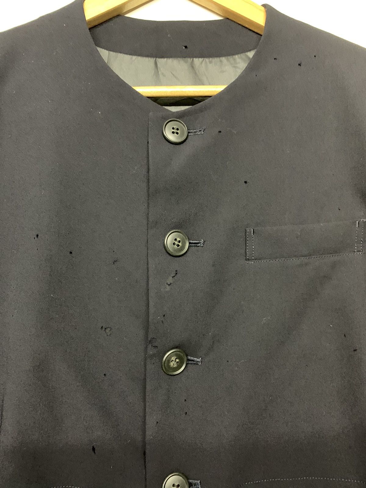 Designer × Y's × Yohji Yamamoto Rare‼️Y's Yohji Yamamoto Full Button Ups Blazer Size L / US 10 / IT 46 - 8 Thumbnail