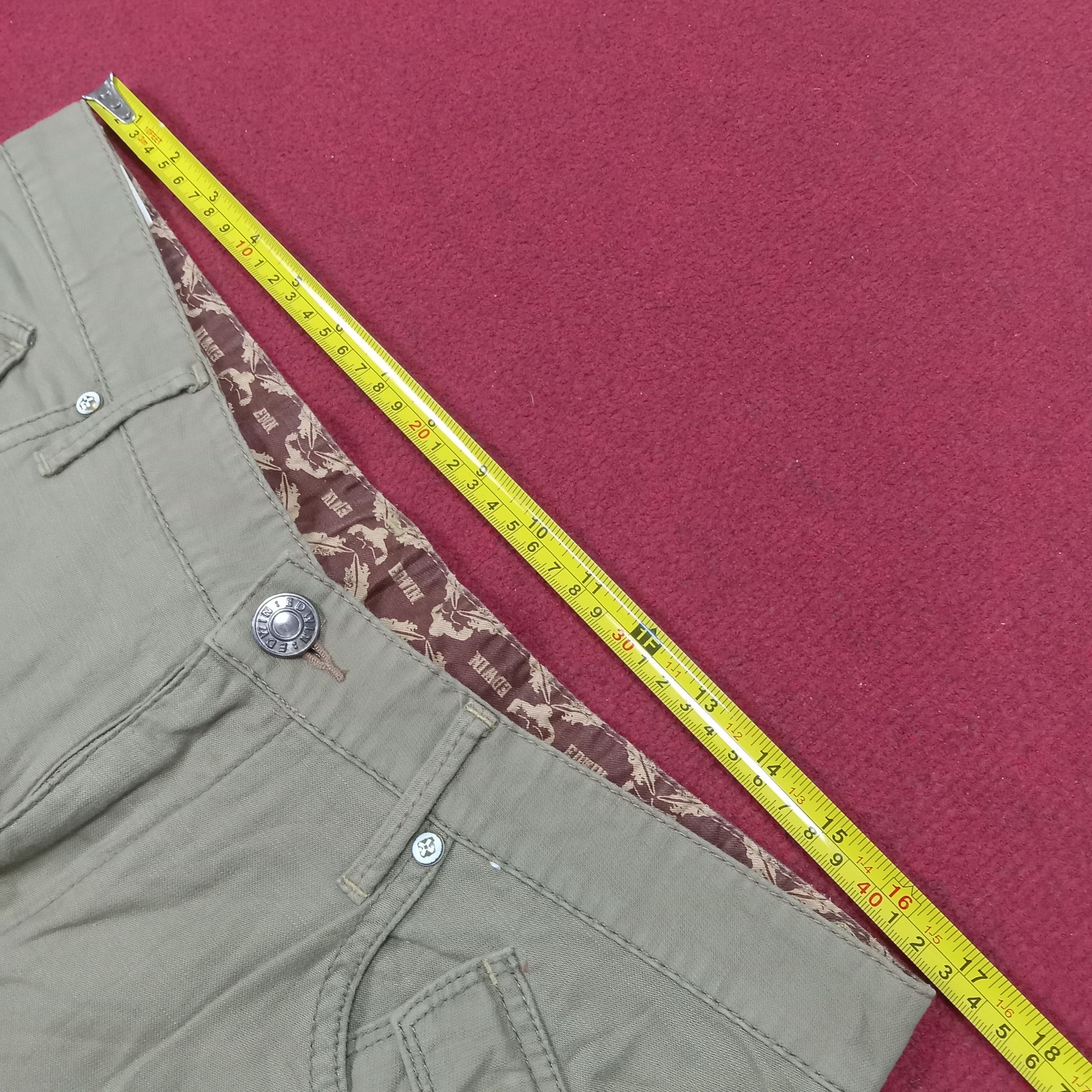 Edwin × Vintage Edwin Cargo Hiking Camping Style Rare Design Pants Size US 34 / EU 50 - 7 Thumbnail