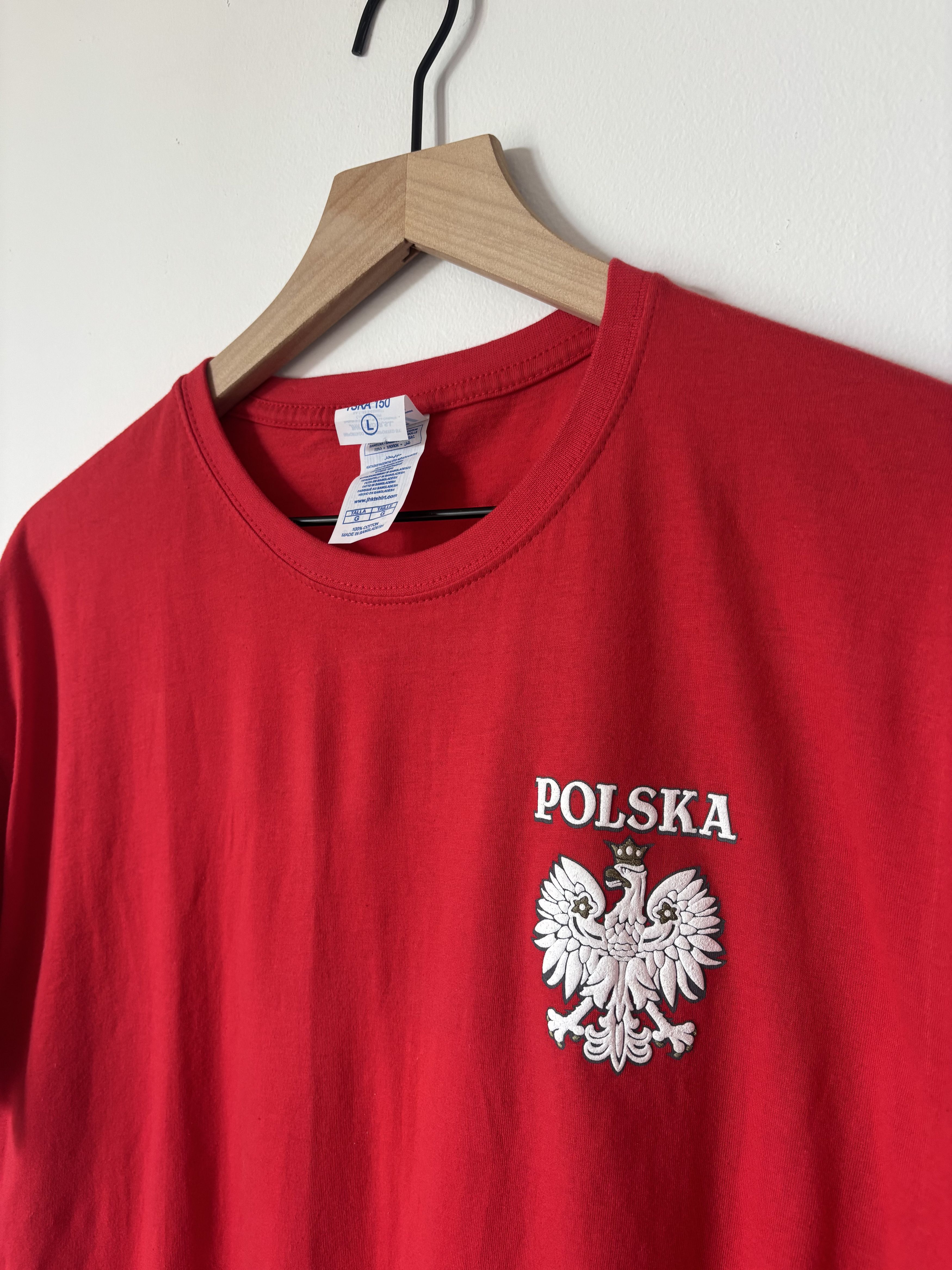 Other Polska Red Eagle Logo Tee Large L Polish Poland Size US L / EU 52-54 / 3 - 1 Thumbnail