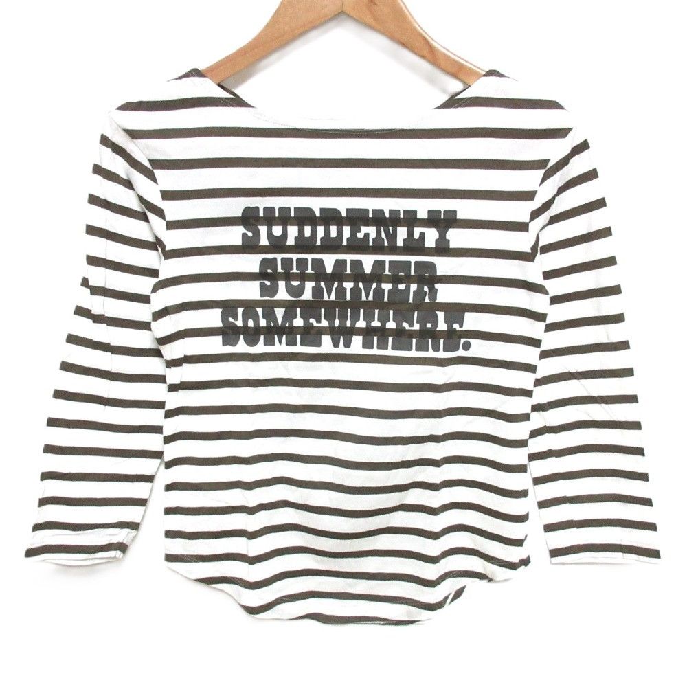 Other Madisonblue BOAT NECK 3/4 SLEEVE TEE Cotton T-shirt Cotton T-Shirts MB241-7003 DUTY FREE for USA