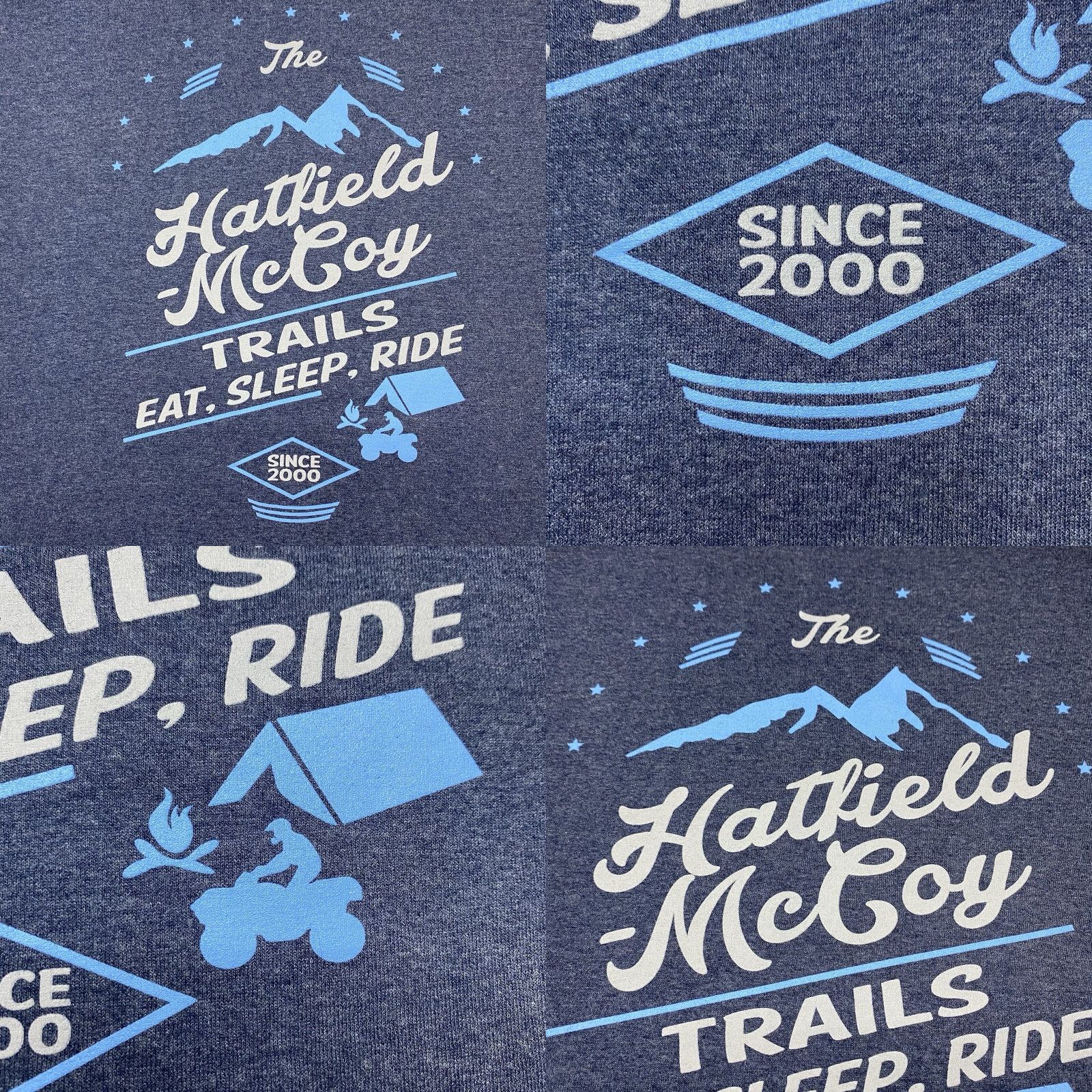 Gildan HATFIELD-McCOY TRAILS West Virginia Mens 3XLT T Shirt Graphic Tee Crew Neck Short Sleeve Multicolor Cotton Gildan Big & Tall 3XL 3TG 3EG Size US XXL / EU 58 / 5 - 8 Thumbnail