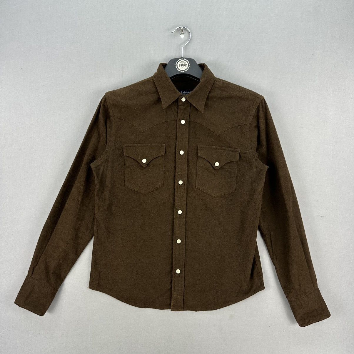 Japanese Brand Vintage Flannel American Western Cowboy Shirt Style Size S / US 4 / IT 40 - 1 Thumbnail
