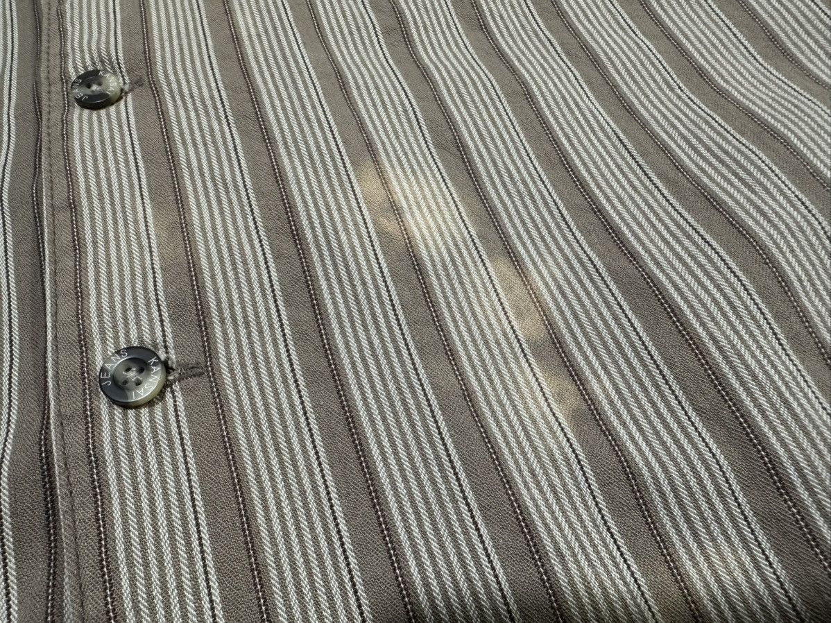 Japanese Brand 🔥Vintage Kansai Jeans Striped Shirt Double Pockets Size US M / EU 48-50 / 2 - 8 Thumbnail