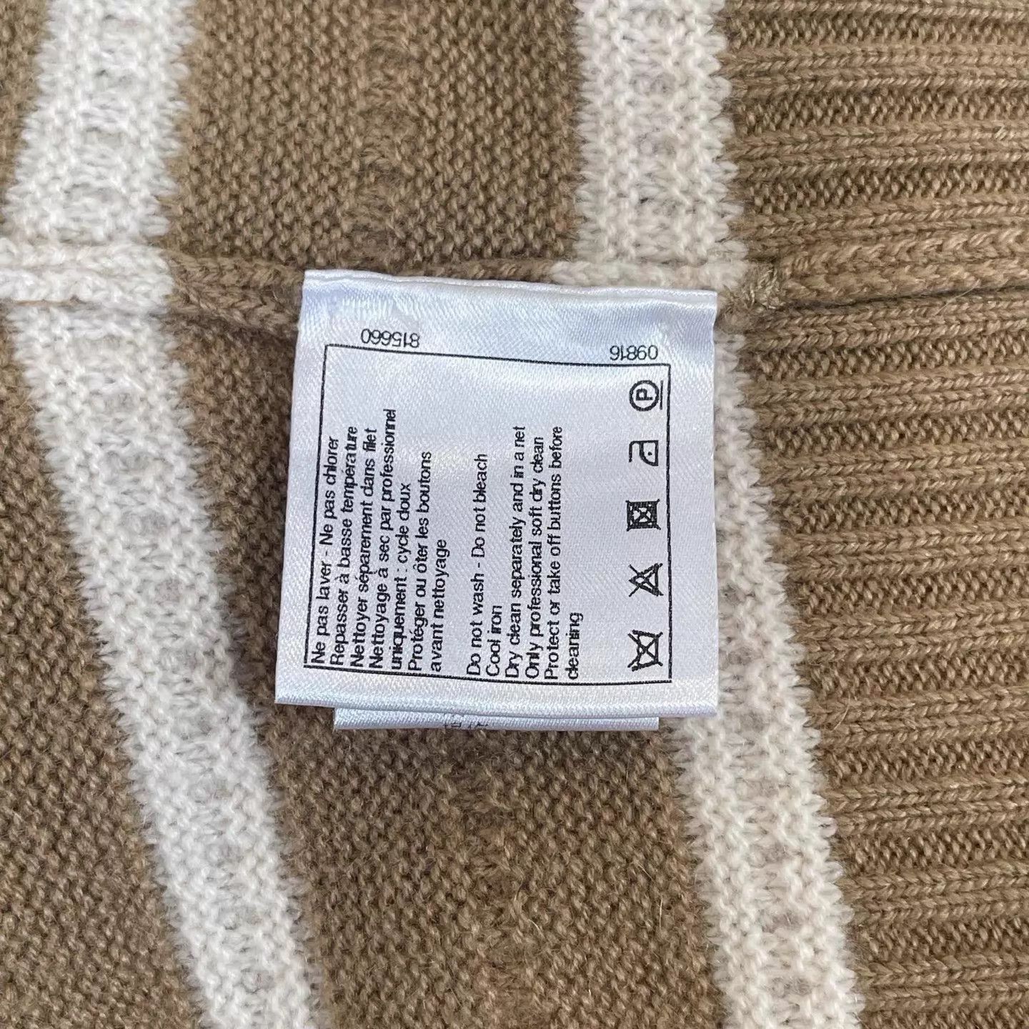Chanel Chanel Camel French Waist-Cinched Slim Fit Dress 38 Size S / US 4 / IT 40 - 6 Thumbnail