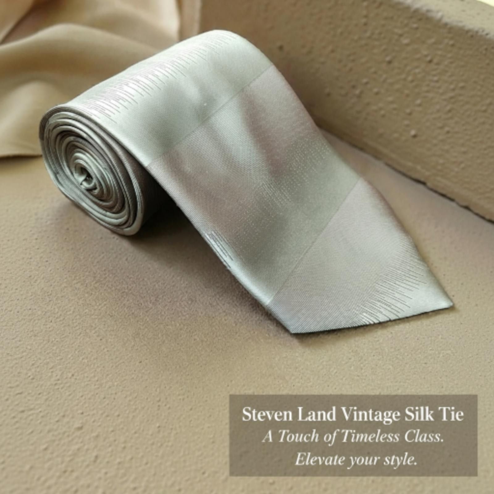 Other Steven Land Vintage Silk Tie Size ONE SIZE - 1 Thumbnail