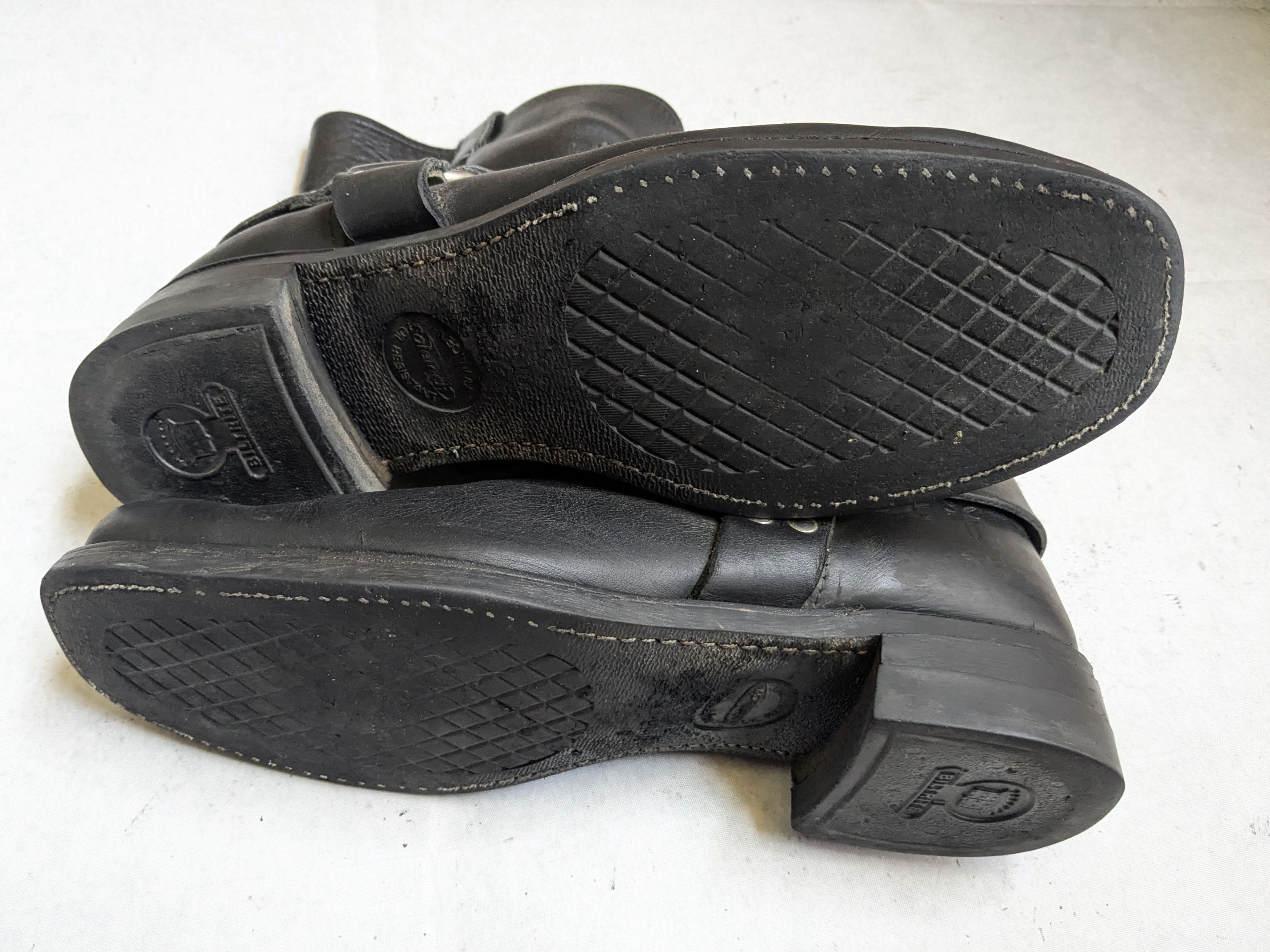 Frye Frye Harness Boots Black Leather 13 M Leather Buckle Size US 13 / EU 46 - 20 Thumbnail