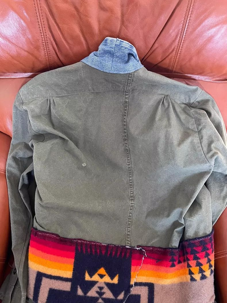 Greg Lauren greg lauren Men's military green rare patchwork jacket 2506 Size US S / EU 44-46 / 1 - 3 Thumbnail