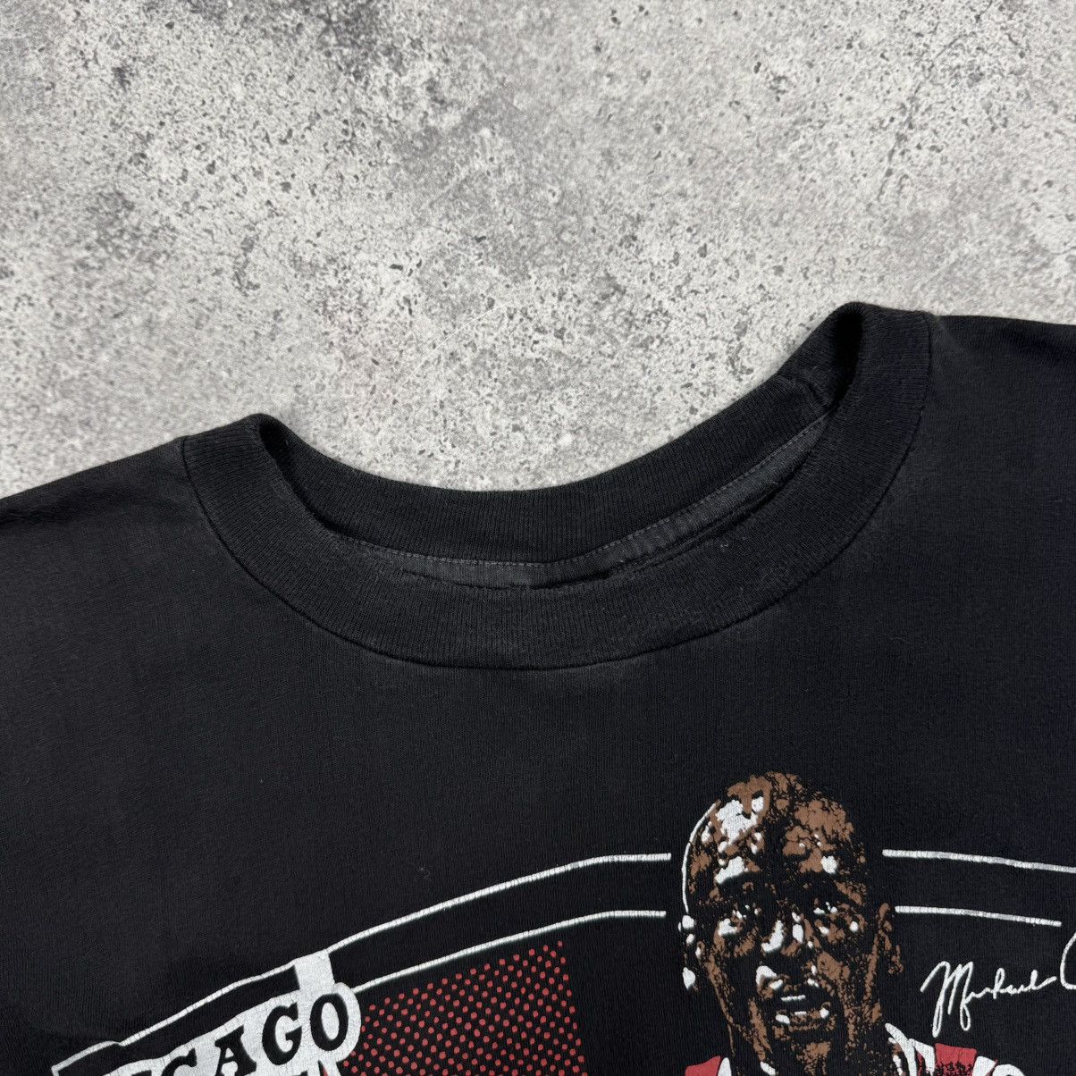 NBA Vintage 90s Chicago Bulls NBA Michael Jordan T Shirt Tee Size US XXL / EU 58 / 5 - 10 Thumbnail