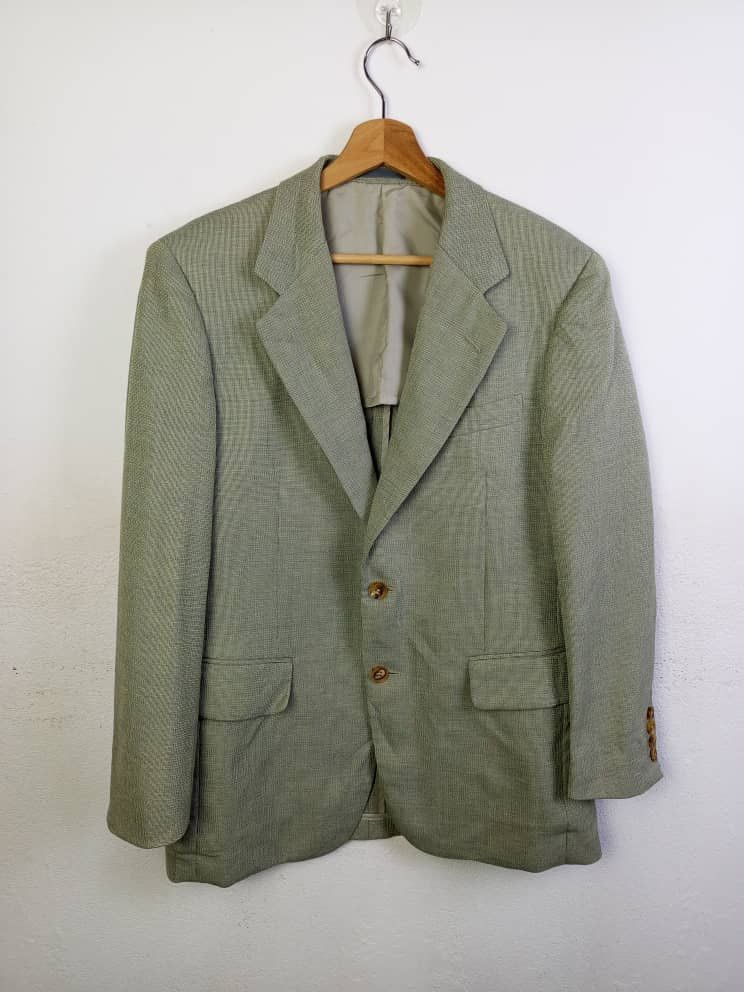 Burberry × Designer × Vintage Vintage Burberry Men Blazer Size 38S - 1 Thumbnail