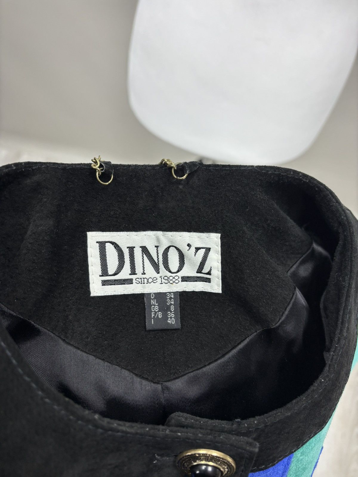 Other Womens leather jacket Dino'z Size 40 Color Multicolor Size S / US 4 / IT 40 - 11 Thumbnail