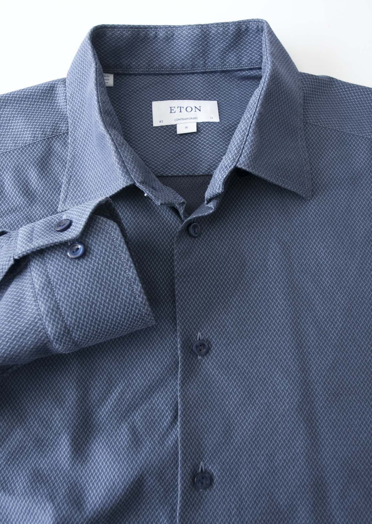 Eton Recent Eton Contemporary Twill Shirt Size XL /17/43 Size US XL / EU 56 / 4 - 1 Thumbnail