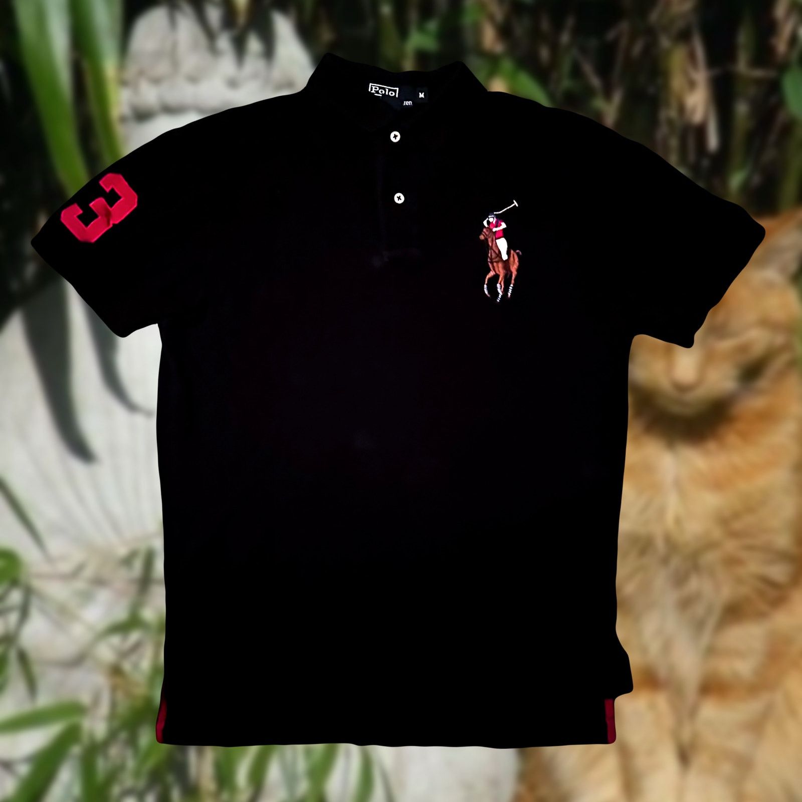 Polo Ralph Lauren polo ralph lauren short sleeve polo shirt colored logo red Size US M / EU 48-50 / 2 - 1 Thumbnail