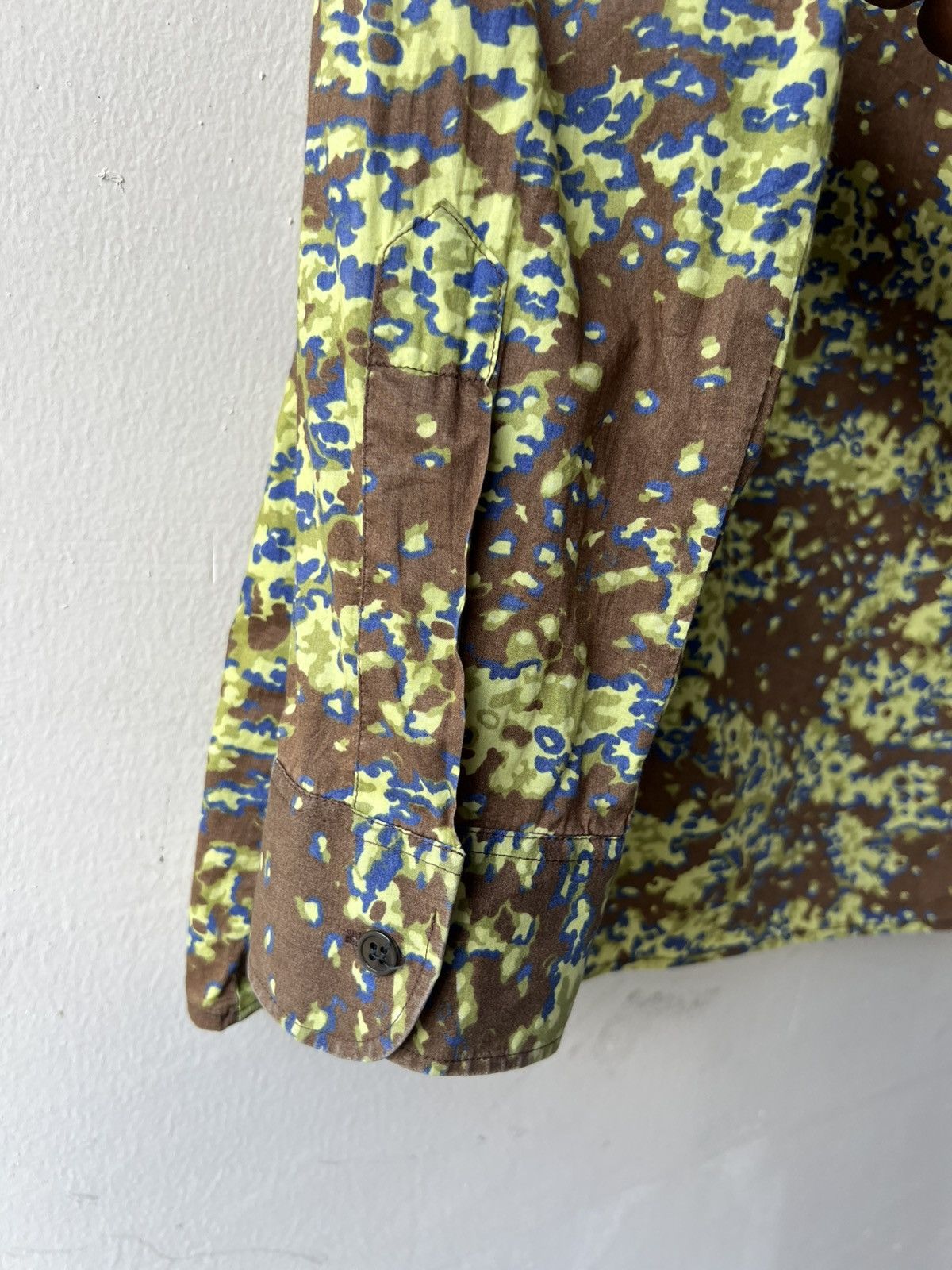 A.P.C. Vintage A.P.C. Made in France Camouflage Long Sleeve Shirt Size US M / EU 48-50 / 2 - 17 Thumbnail