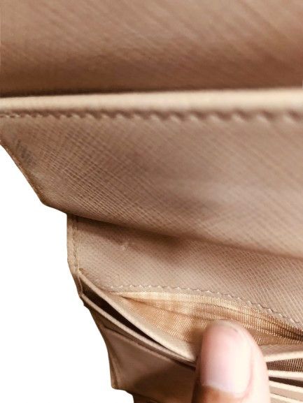 Prada Auth Prada Saffiano Leather bi-fold wallet beige Size ONE SIZE - 6 Thumbnail