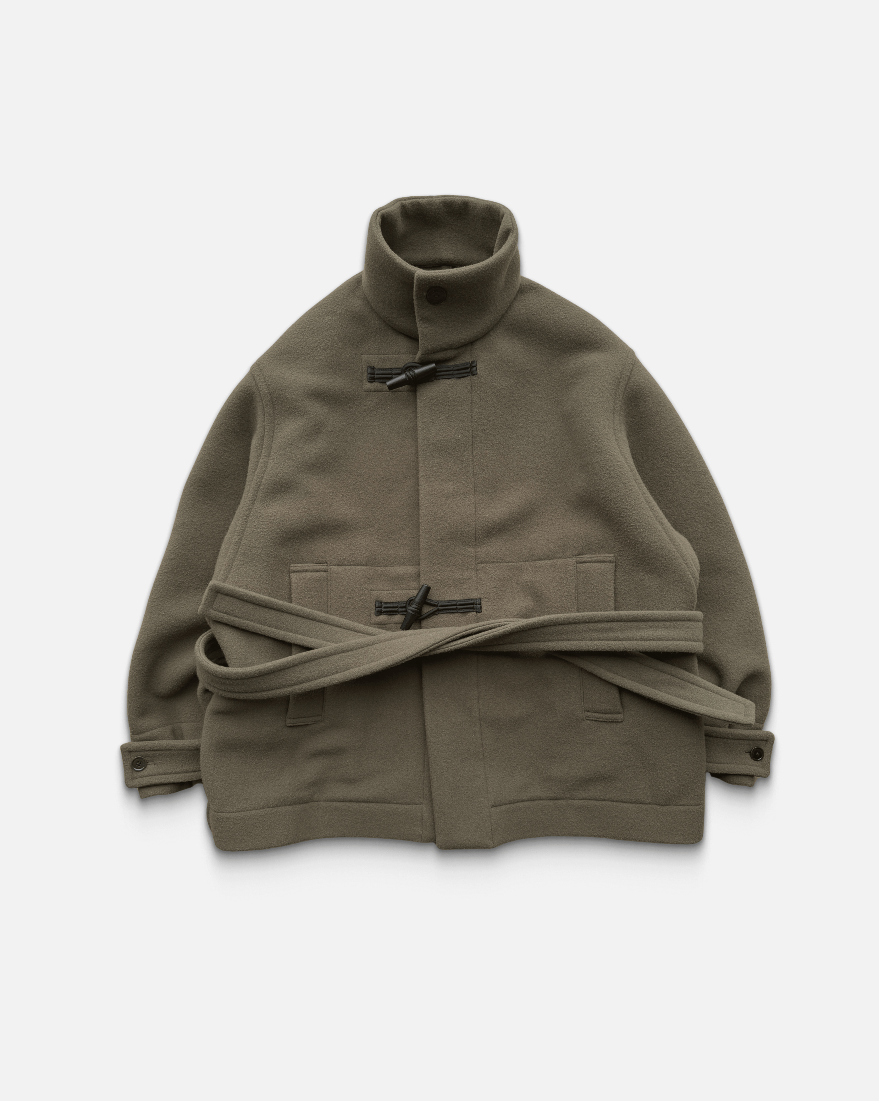 Lemaire Lemaire Squirrel Wool Duffle Coat Size US XL / EU 56 / 4 - 1 Thumbnail