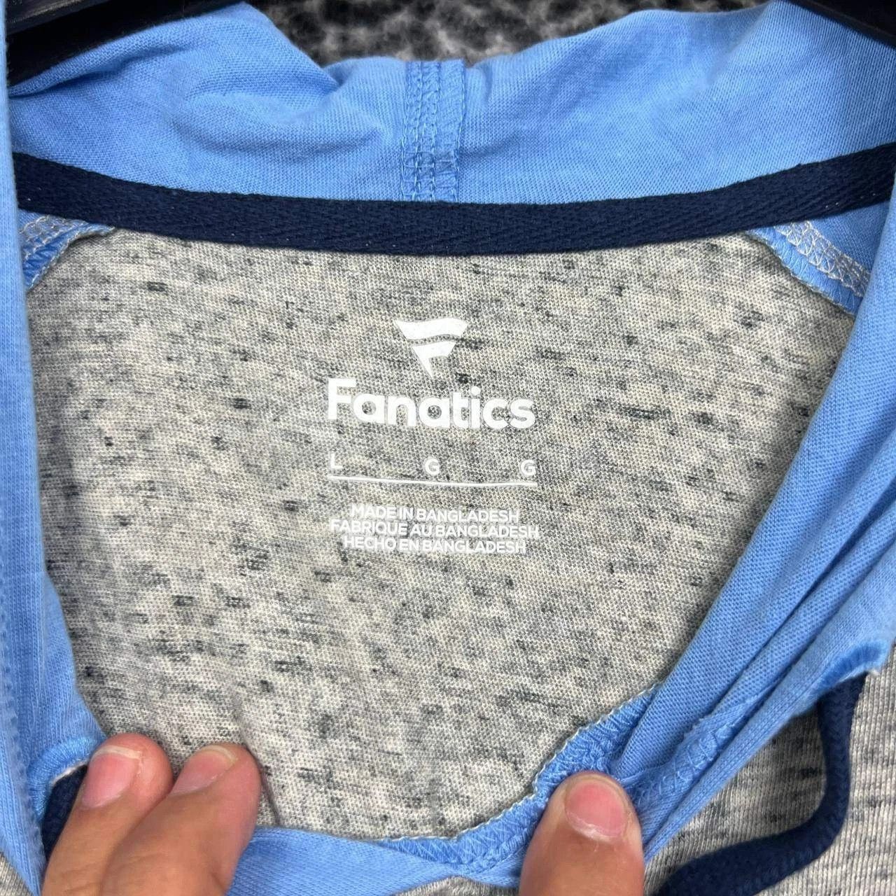 Other New York City FC Hoodie Men Gray Blue Pullover Long Sleeve L Size US L / EU 52-54 / 3 - 6 Thumbnail