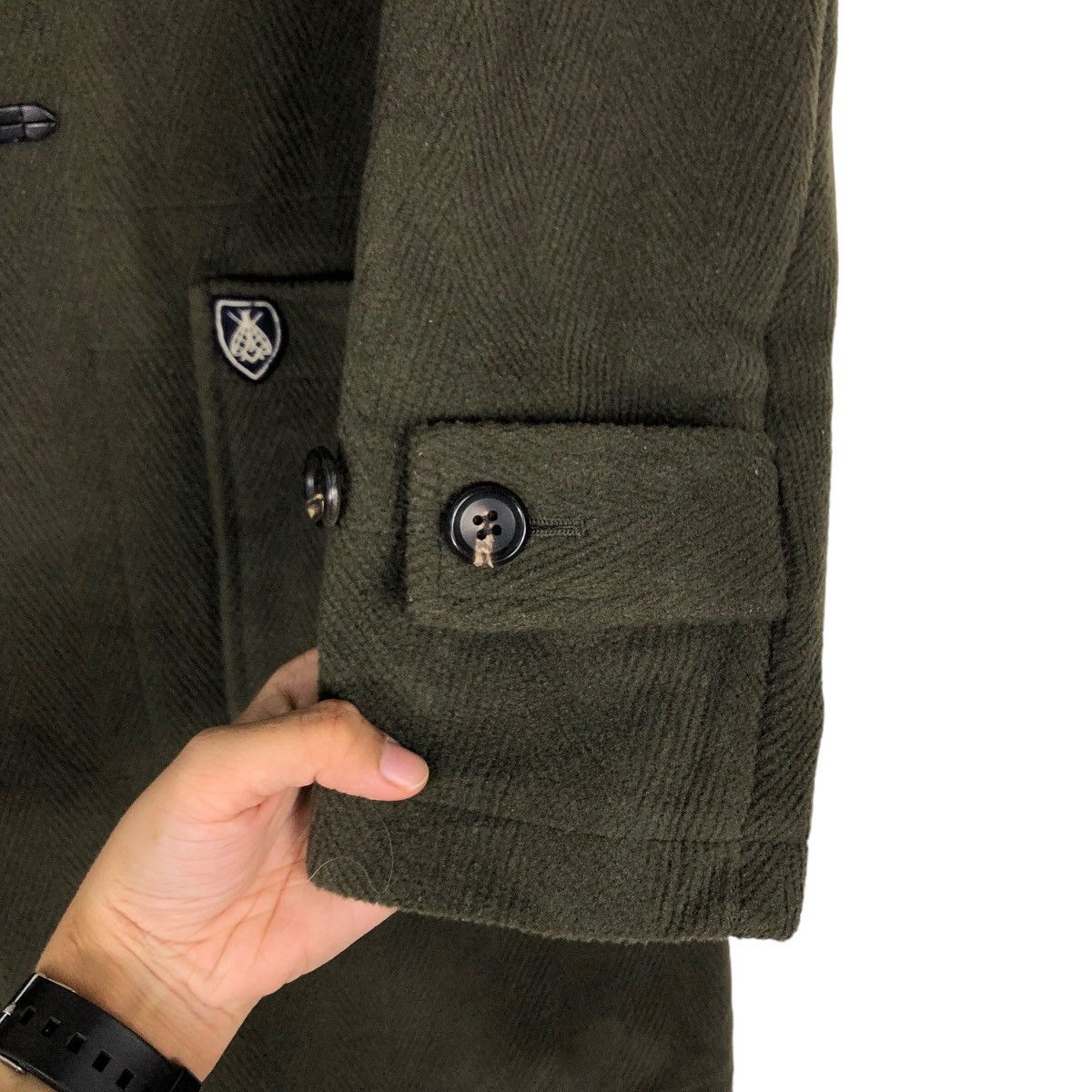 Issey Miyake 🔥Vintage Long Jacket Duffle Orchival France Wood Button Size US M / EU 48-50 / 2 - 15 Thumbnail
