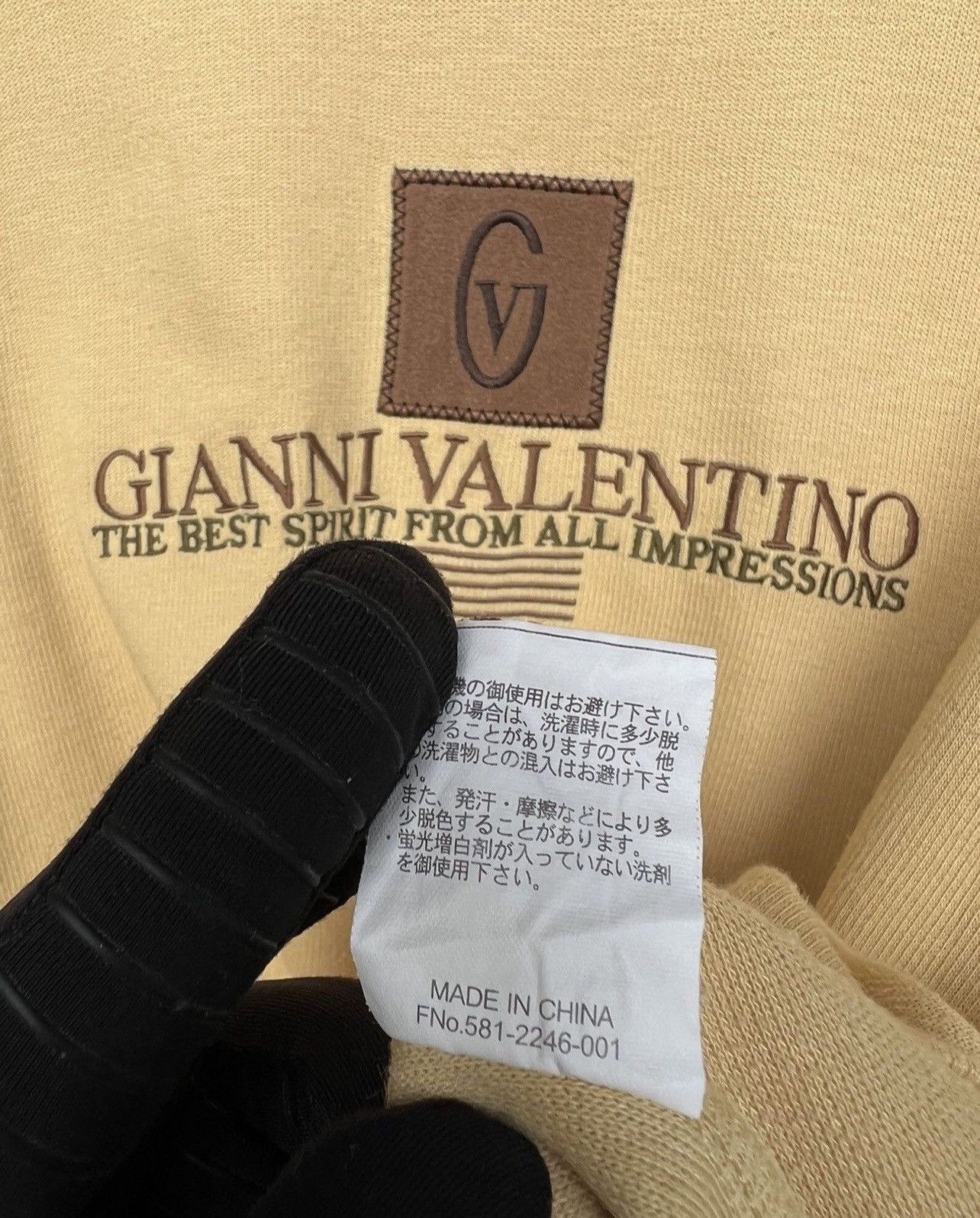 Gianni Valentino Vintage Gianni Valentino Spell Out Embroidery Sweatshirt Size US L / EU 52-54 / 3 - 7 Thumbnail
