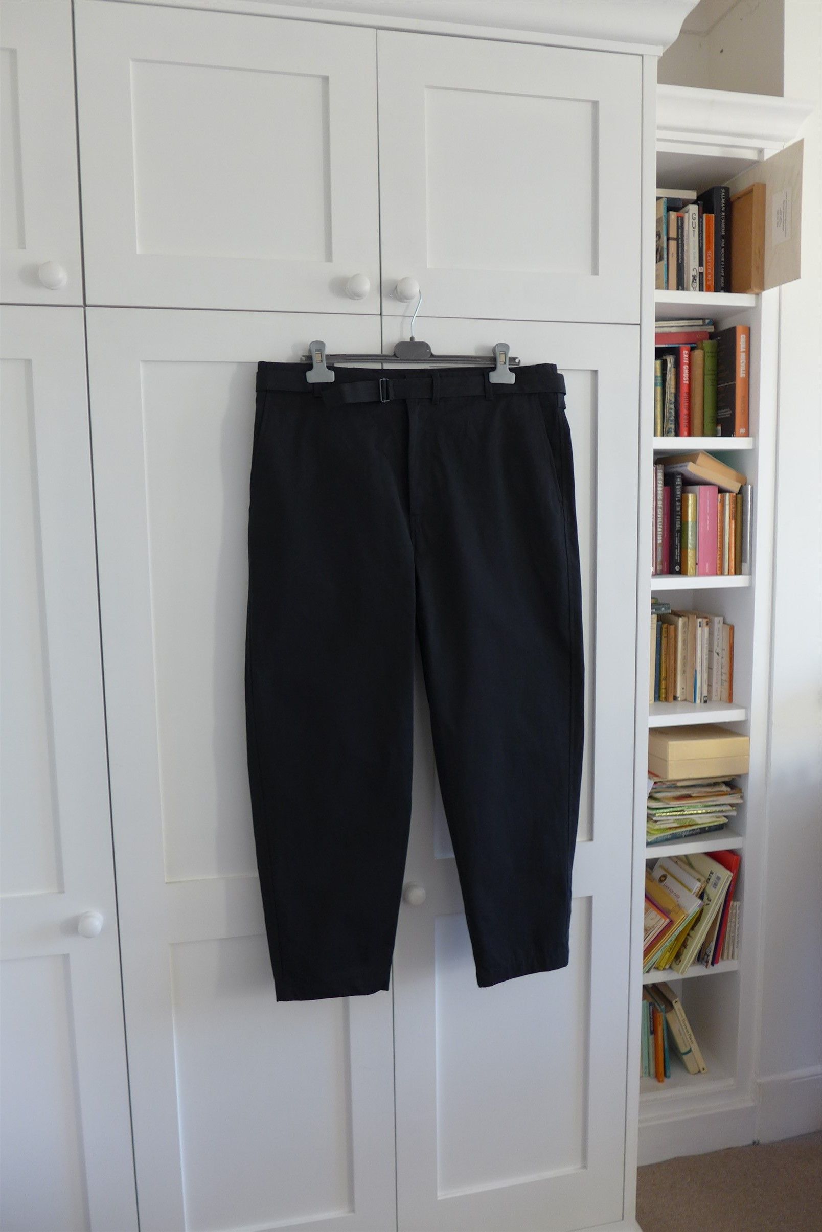 Lemaire Lemaire Belted Carrot Pants Trousers - Black Cotton Size US 32 / EU 48 - 11 Thumbnail