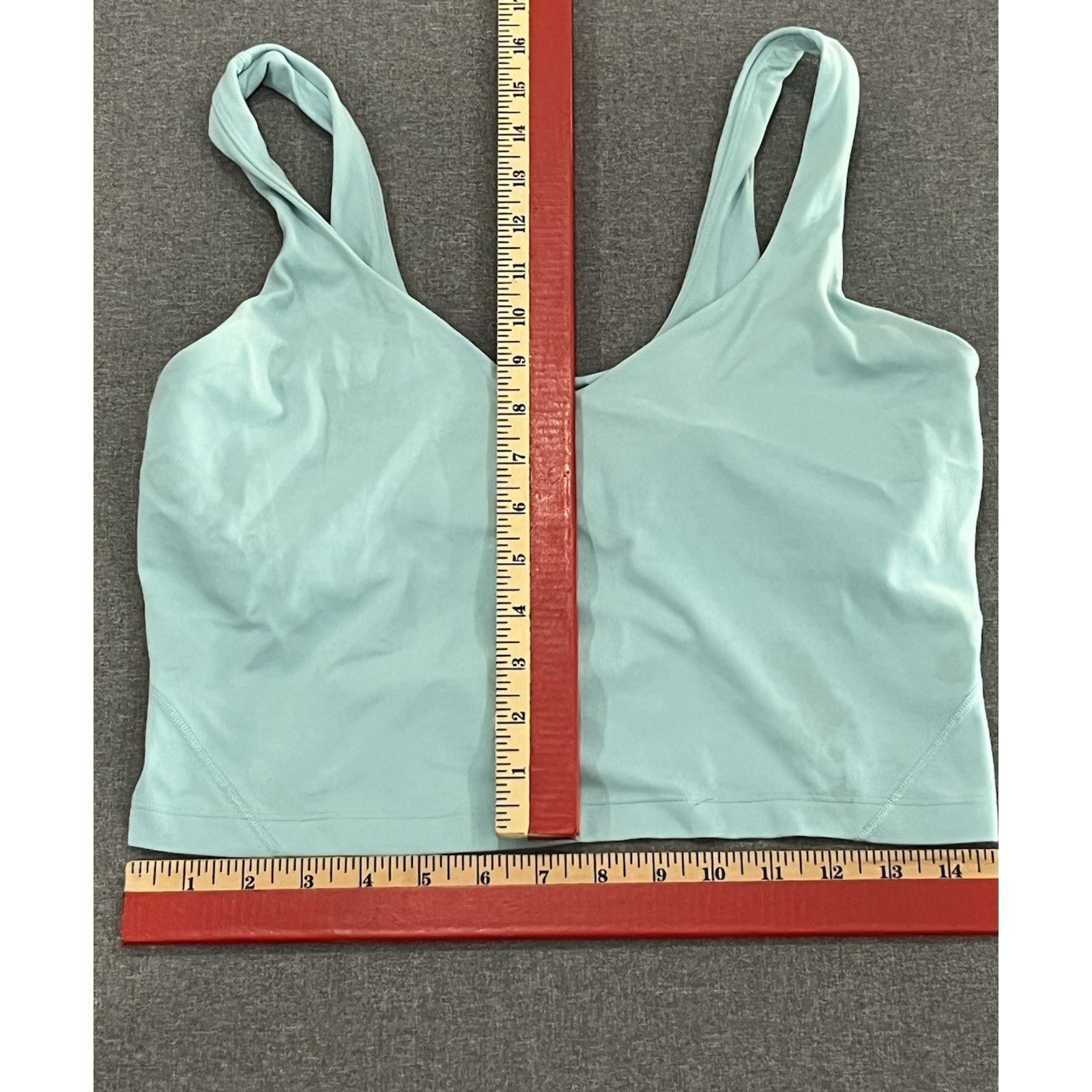 Lululemon Lululemon Align Tank Seafoam Teal Nulu Crop Size 10 Size L / US 10 / IT 46 - 3 Thumbnail