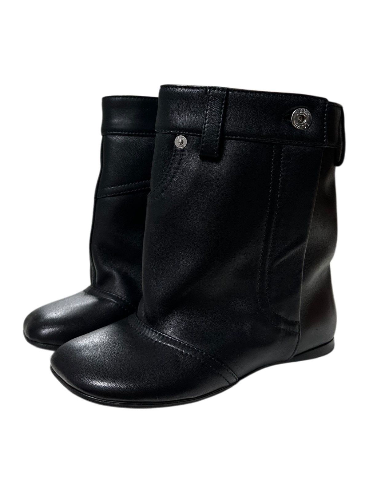 Loewe LOEWE Fall Winter 2023 Toy Leather Ankle Boots Size US 7 / IT 37 - 1 Thumbnail
