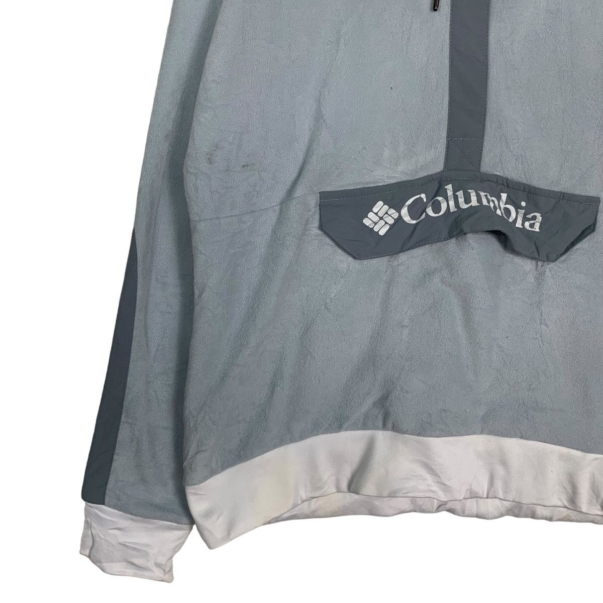 Columbia COLUMBIA Big Logo Half Button Fleece Hoodies #0007-C1 Size US XL / EU 56 / 4 - 8 Thumbnail