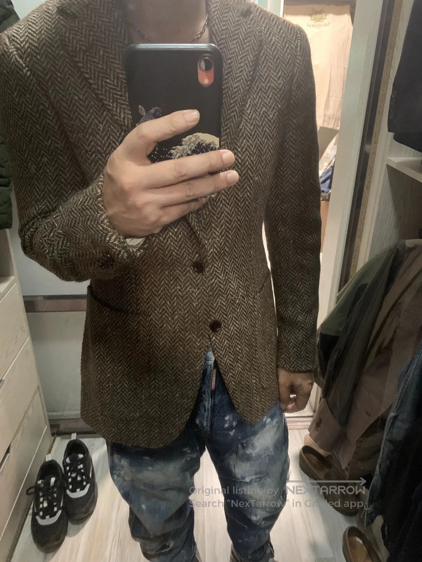 Beams Japan classic herringbone blazer size 46. Size US M / EU 48-50 / 2 - 3 Thumbnail