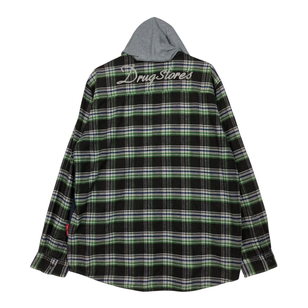 Hysteric Glamour 🔥VINTAGE BIKER JACKET HOODIE TARTAN DESIGN DRUG STORE’S Size US M / EU 48-50 / 2 - 10 Thumbnail