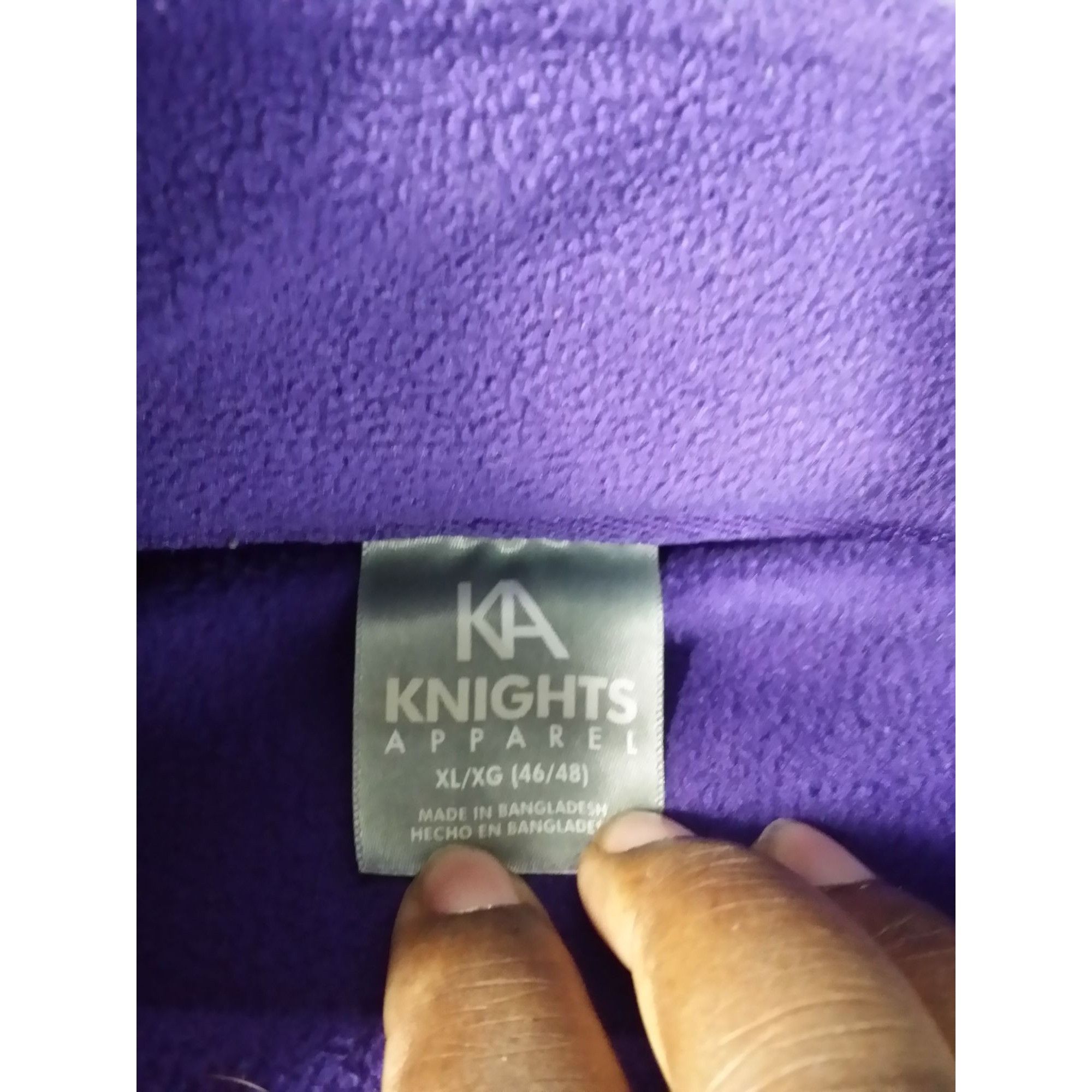 NCAA LSU Tigers Fleece Pullover Men Sz XL Knights Apparel NCAA Sc Size US XL / EU 56 / 4 - 5 Thumbnail