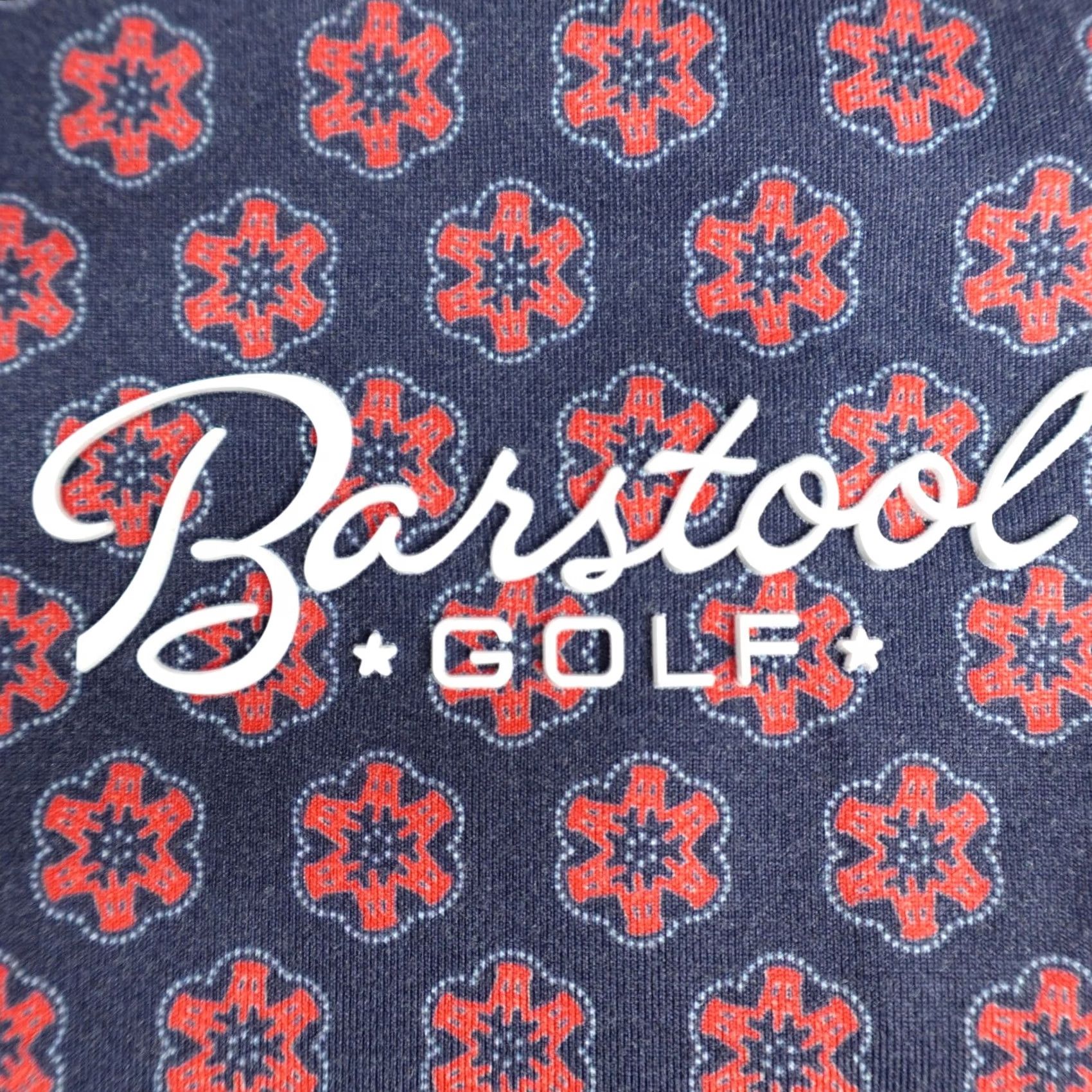 Vintage UNRL x Barstool Polo Shirt Small Blue Red Floral All Over Print Performance Shirt Men S Blue Floral Polo Sports Golf Nike Size US S / EU 44-46 / 1 - 7 Thumbnail