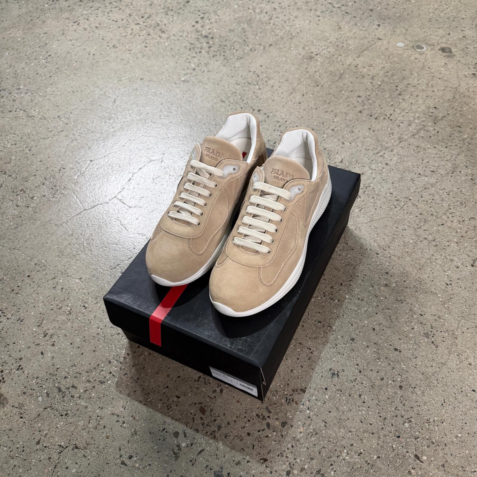 Prada Prada Suede America Cup Sneakers Size US 9 / EU 42 - 1 Thumbnail