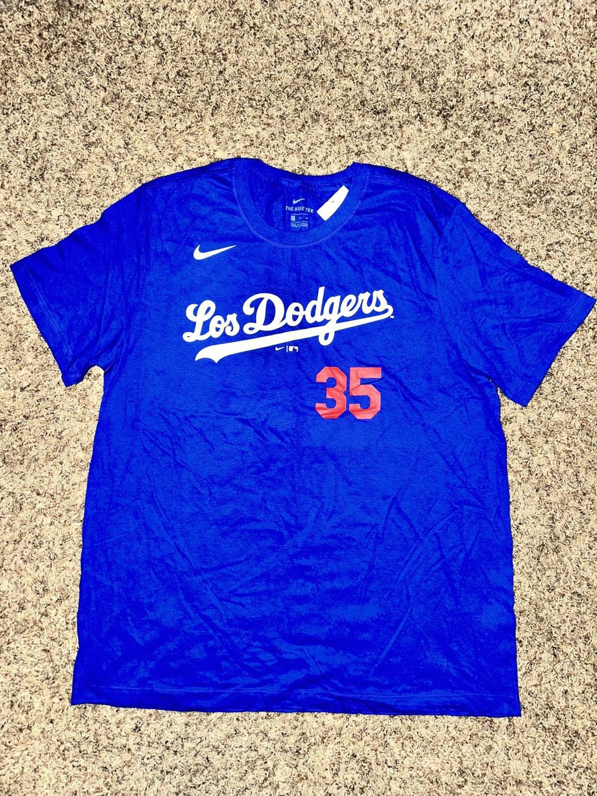 Nike MLB Los Angeles Dodgers City Connect (Cody Bellinger) Men's T-Shirt Size US XL / EU 56 / 4 - 1 Thumbnail