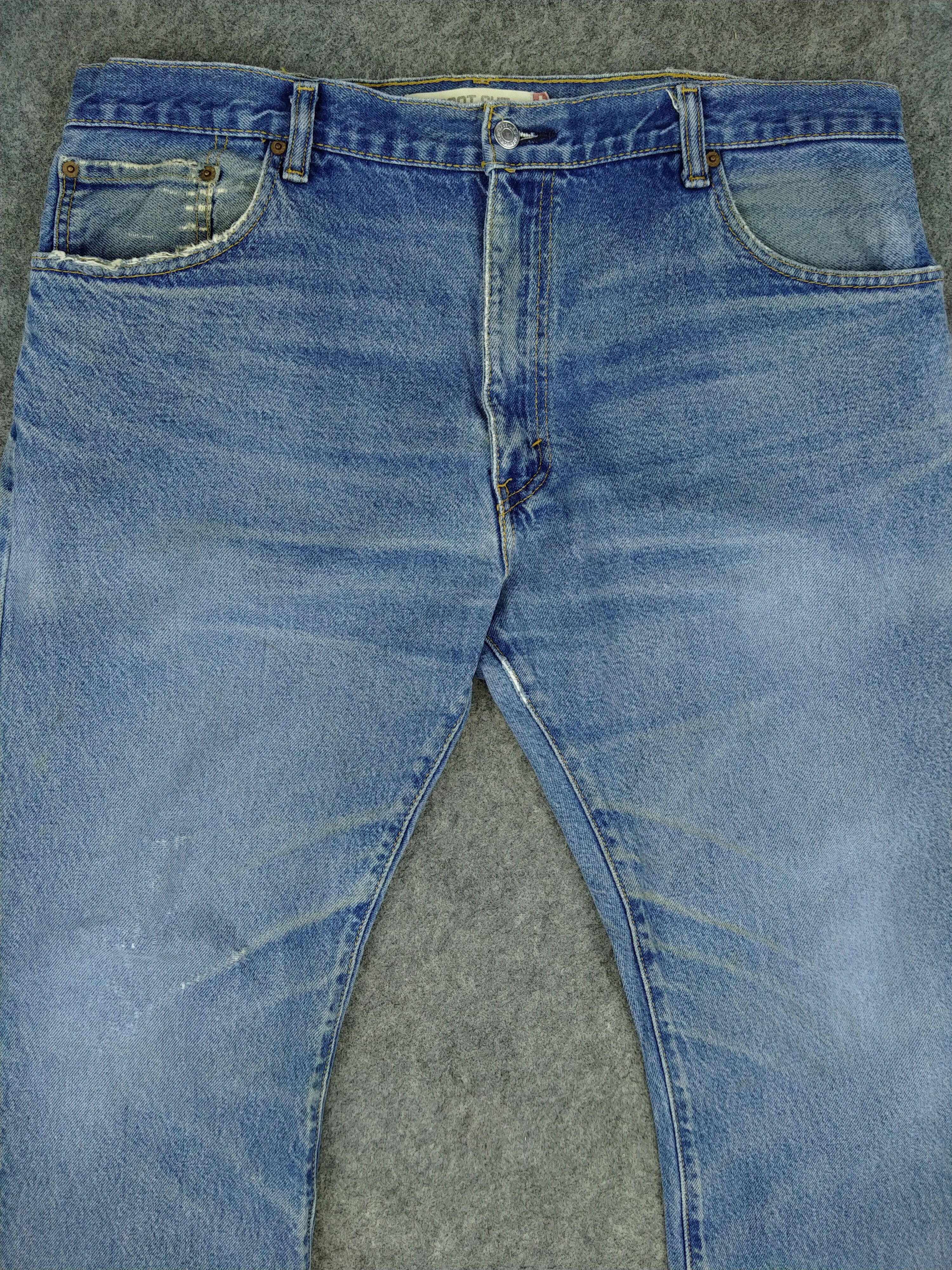 Levi's Boot Cut Vintage Levi's 517 Jeans 39x34.5 Denim -JN1038 Size US 39 - 3 Thumbnail