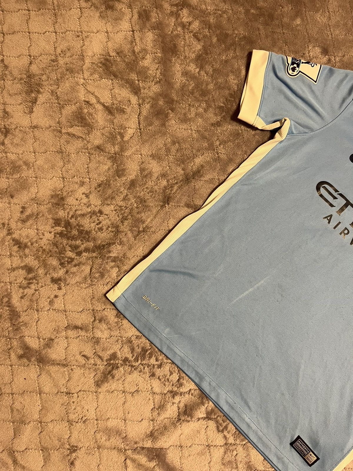 Nike × Vintage ⚽️VINTAGE 2015-16 MANCHESTER CITY HOME SHIRT Size US XS / EU 42 / 0 - 3 Thumbnail
