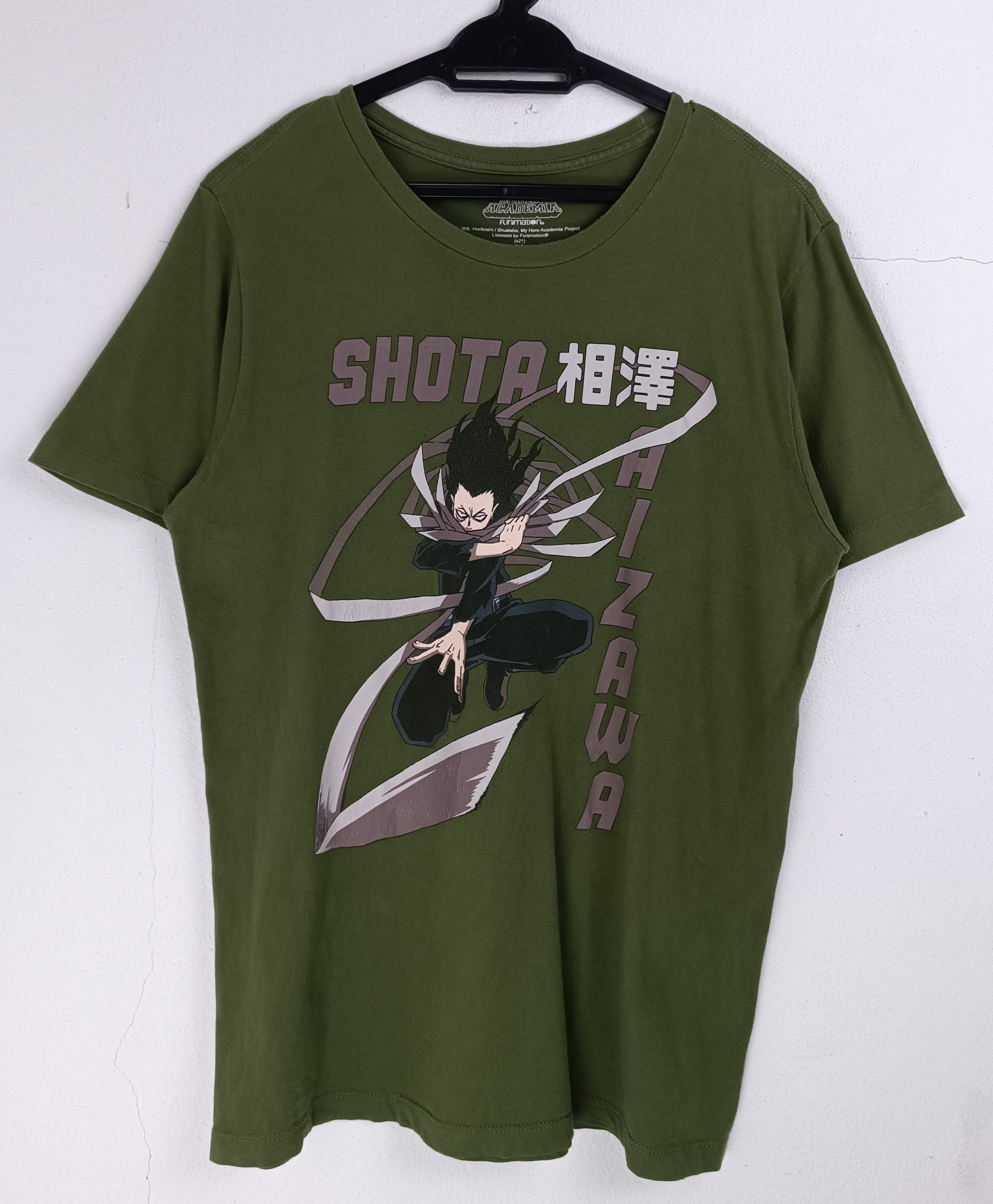 Anime VINTAGE SHOTA AIZAWA MY HERO ACADEMIA TEE kakashi urahara Size US M / EU 48-50 / 2 - 3 Thumbnail