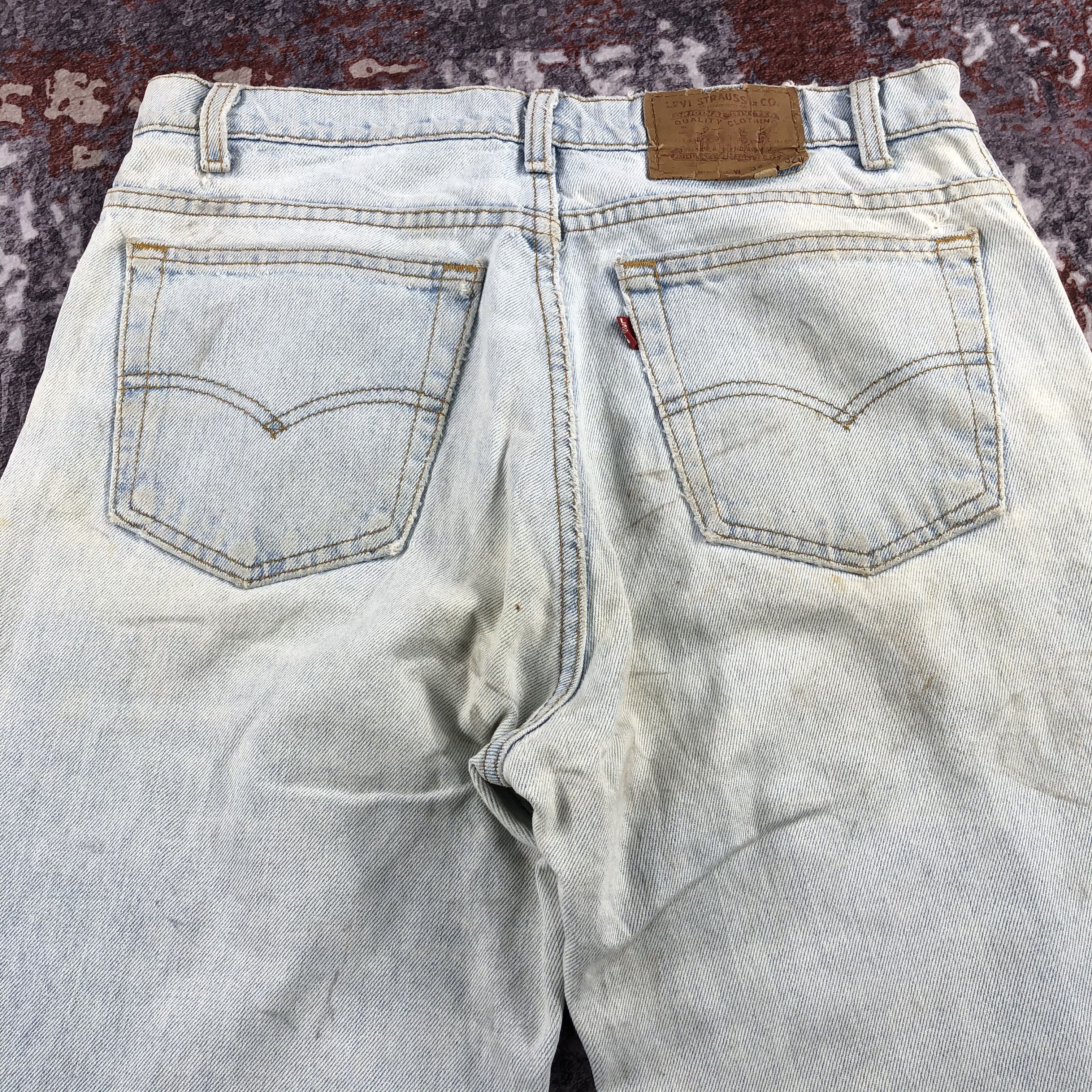 Levi's × Vintage Vintage 90s Light Wash Levis 550 Jeans-JM2171 Size US 34 / EU 50 - 5 Thumbnail