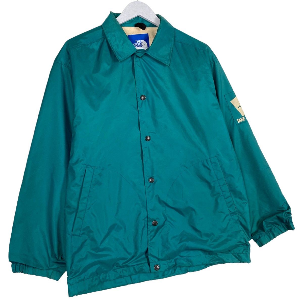Nanamica × The North Face × Vintage 💥VINTAGE THE NORTH FACE SNAP WINDBREAKER BLUE LABEL JACKET Size US M / EU 48-50 / 2 - 2 Thumbnail